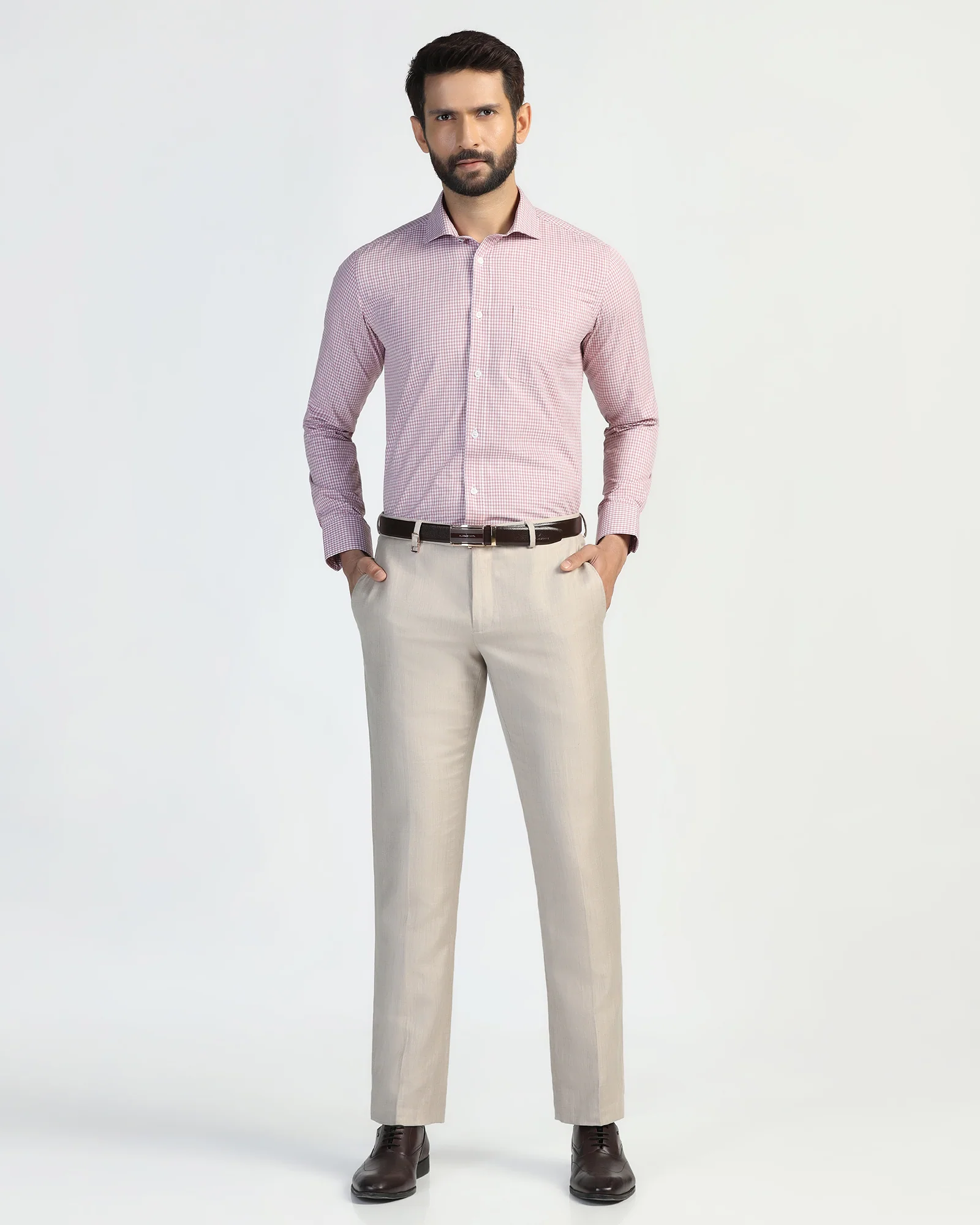 Temp Tech Formal Red Check Shirt - Vertigo - Image 3