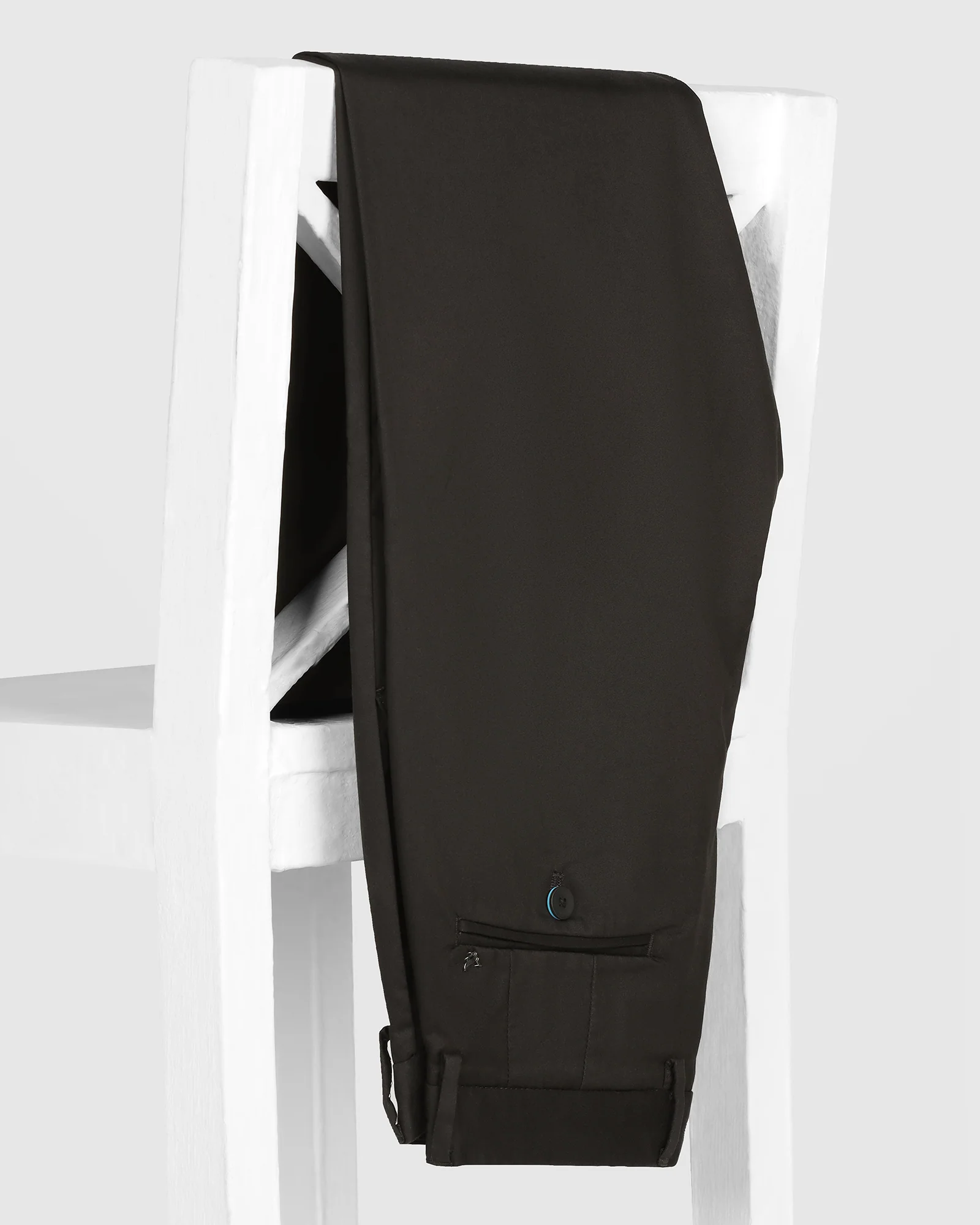 Temp Tech Slim Fit B-91 Casual Black Solid Khakis - Peter - Image 5
