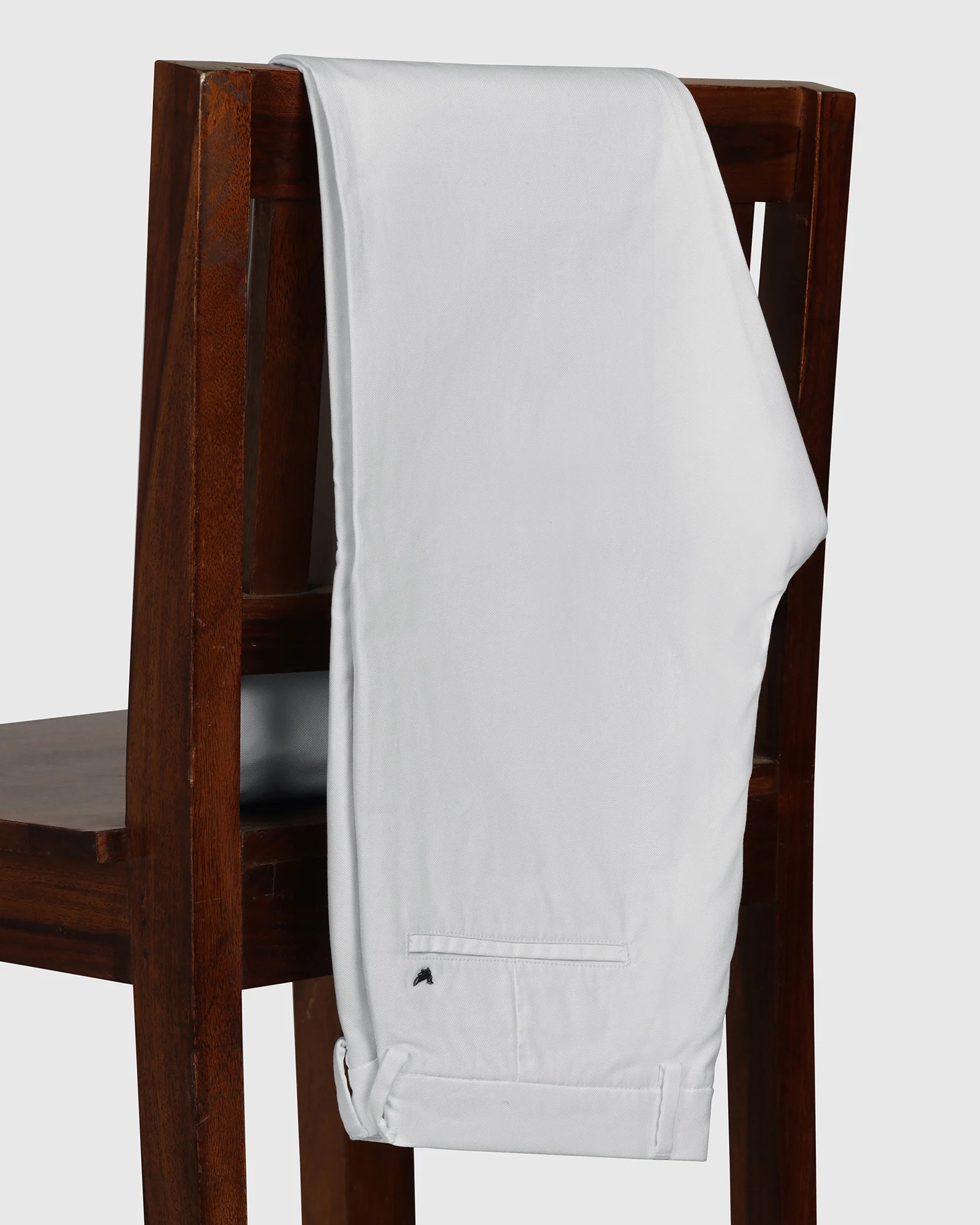 Temp Tech Sneaker Fit Casual White Textured Khakis - Blake - Image 5