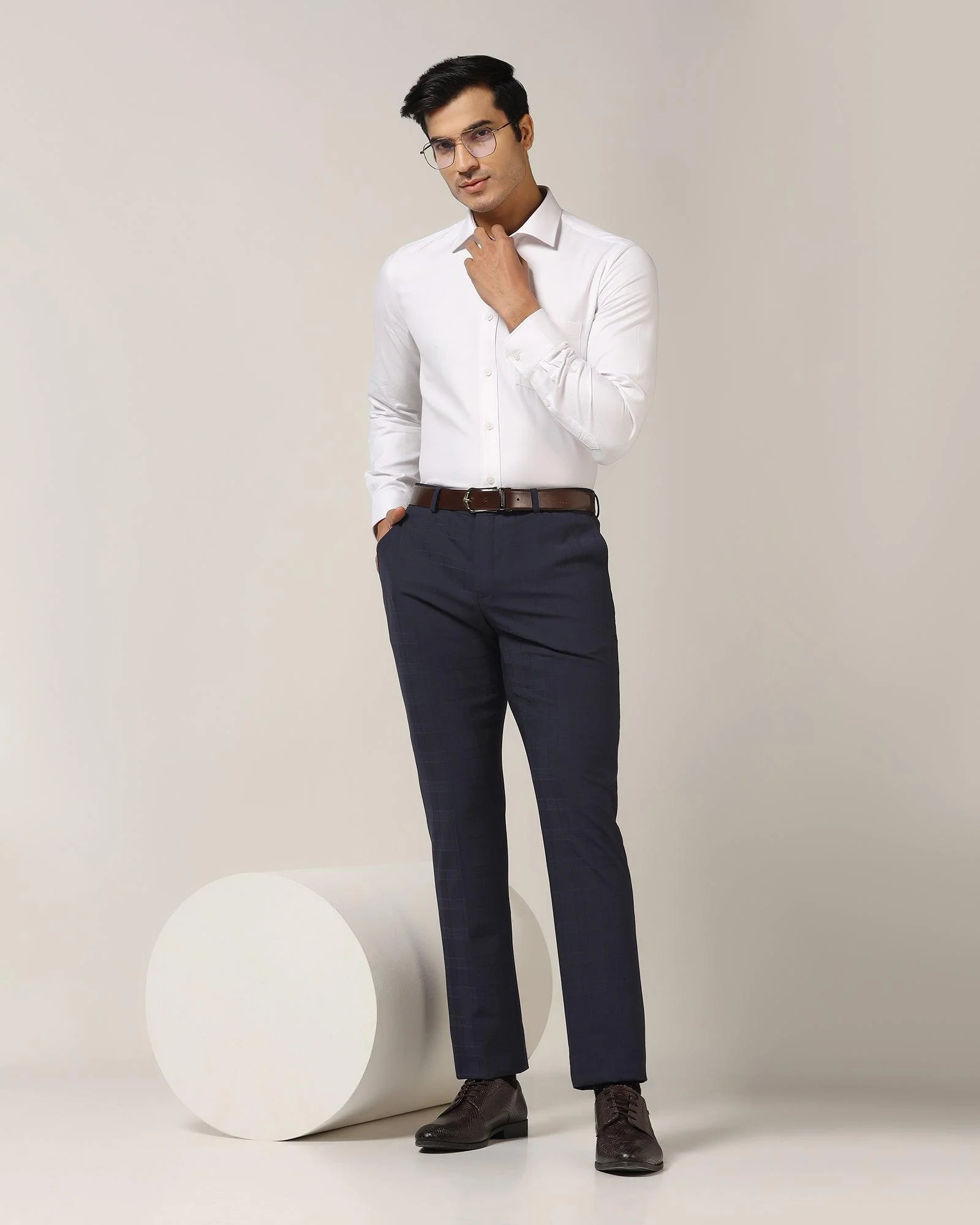 Temp Tech Formal White Solid Shirt - Antony - Image 6