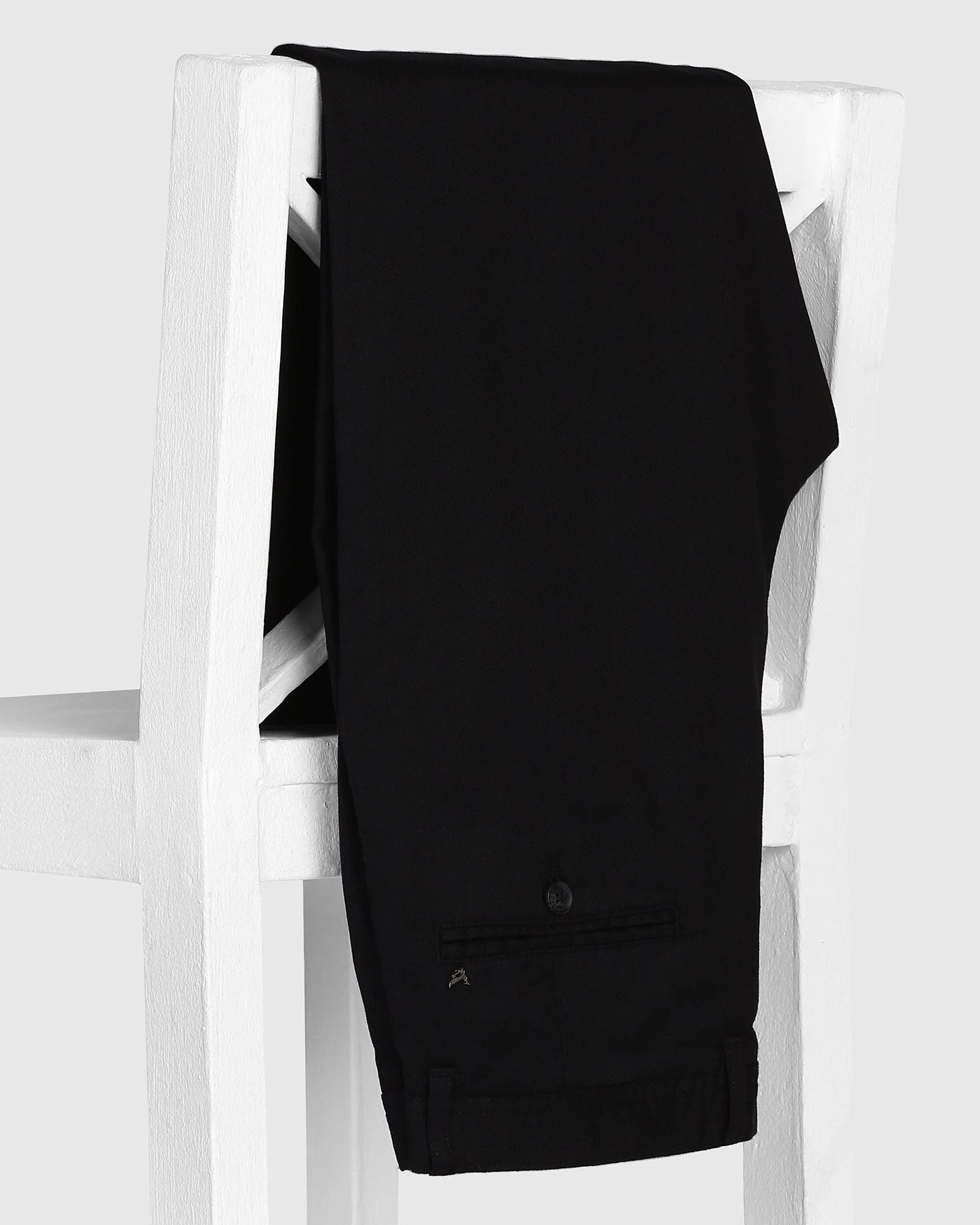 Straight B-90 Casual Black Textured Khakis - Altos - Image 5
