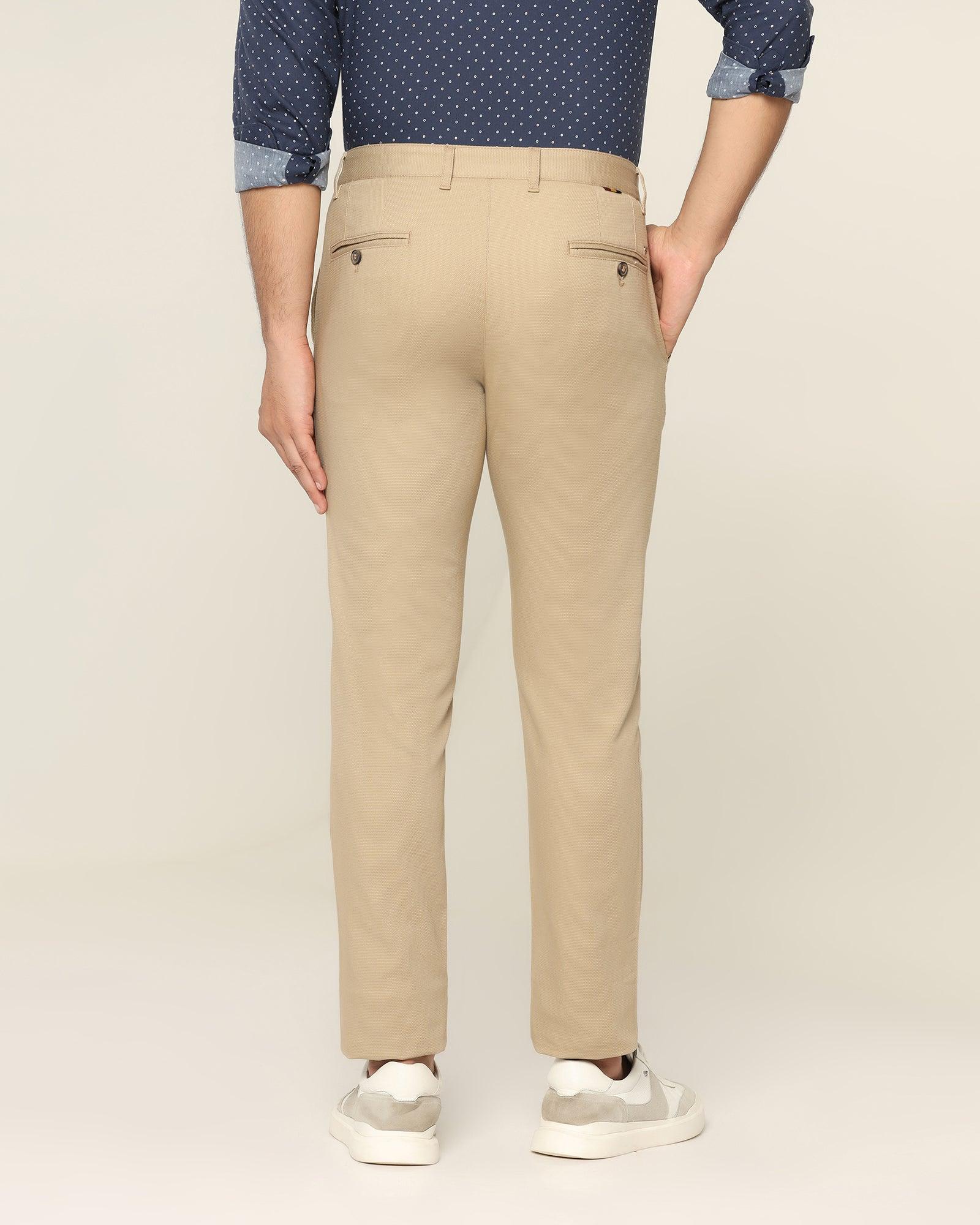 Slim Fit B-91 Casual Khaki Textured Khakis - Altus - Image 2