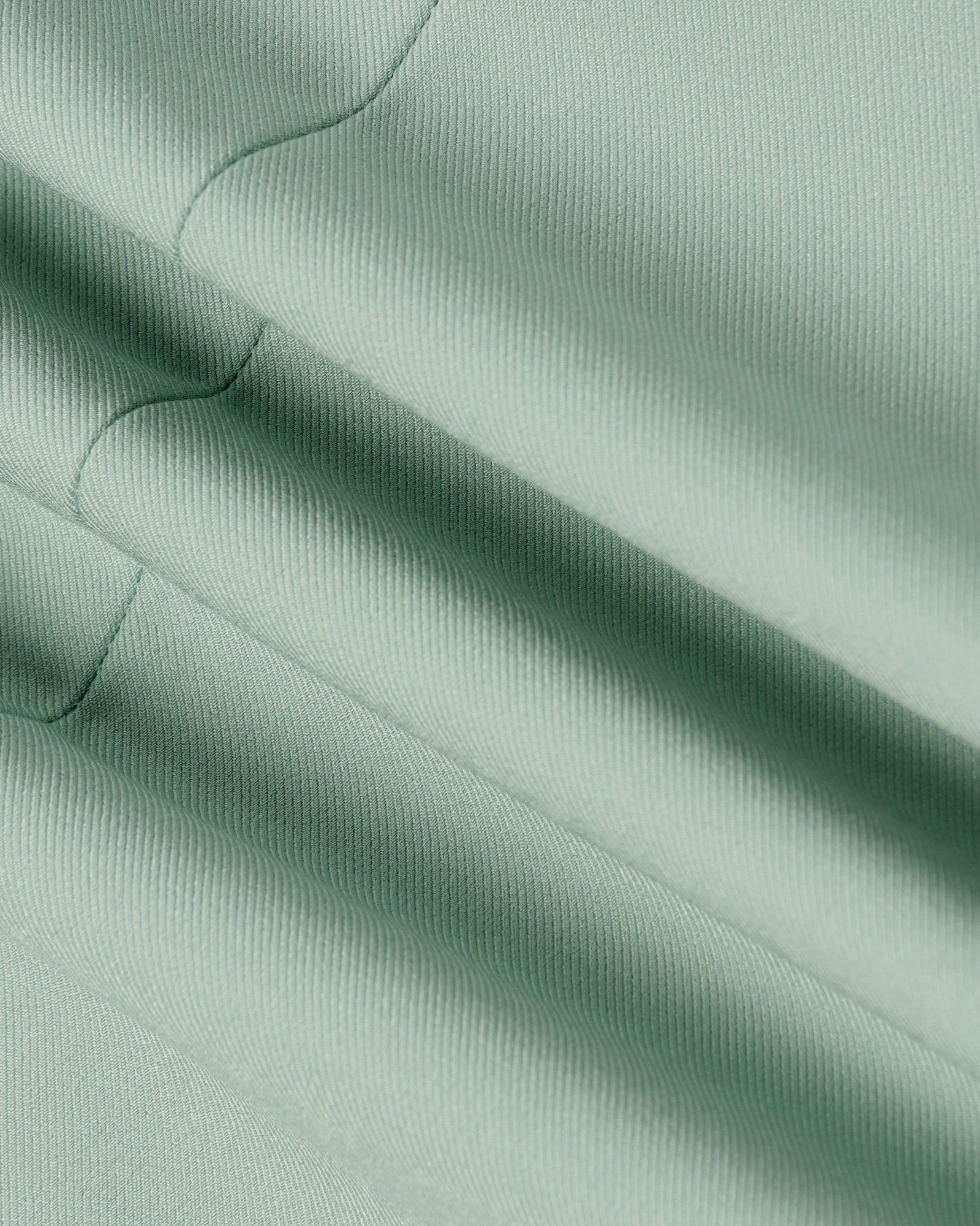 Three Piece Aqua Solid Formal Suit - Randle - Image 7