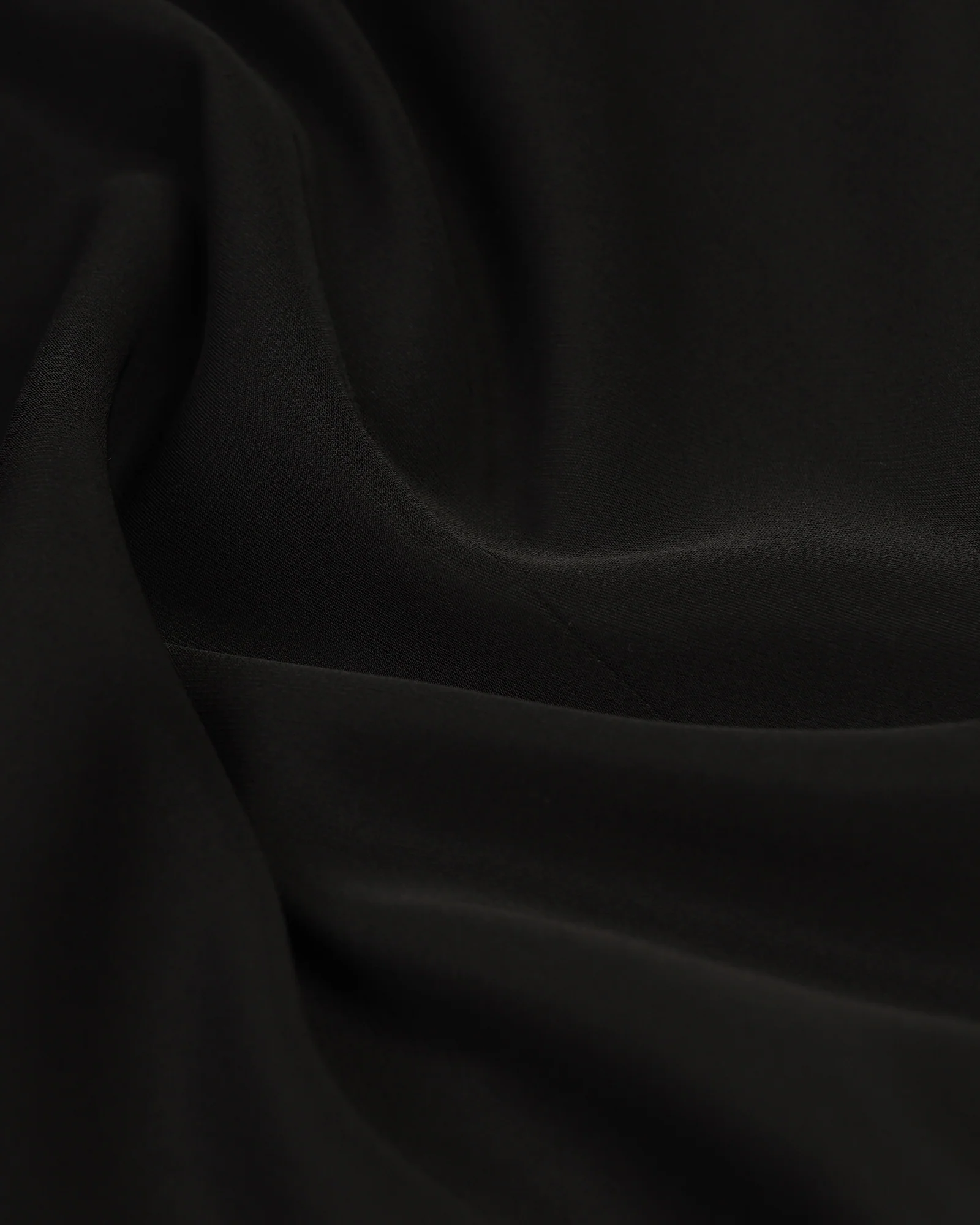 Two Piece Black Solid Formal Suit - Rostov - Image 5