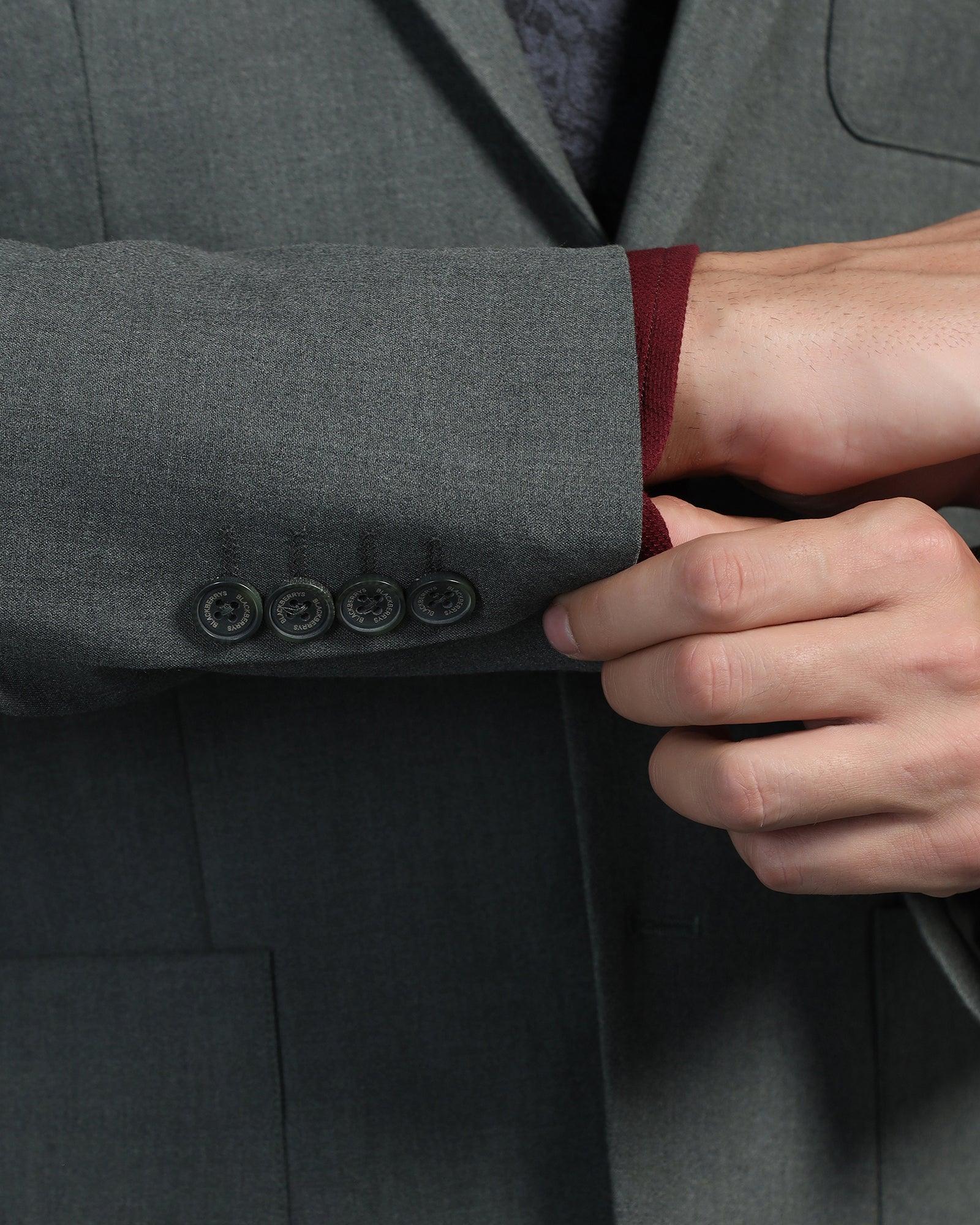 Two Piece Olive Solid Formal Suit - Connor - Image 7