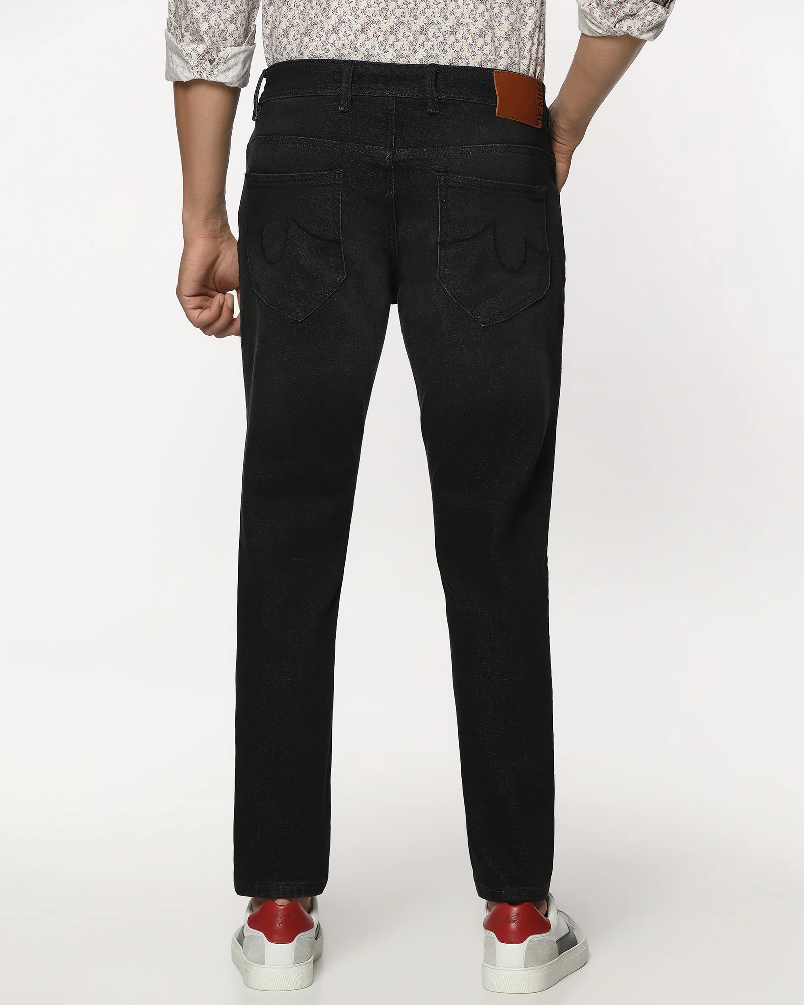 Ultrasoft Skinny Cropped Fiji Fit Black Jeans - Marcel - Image 2