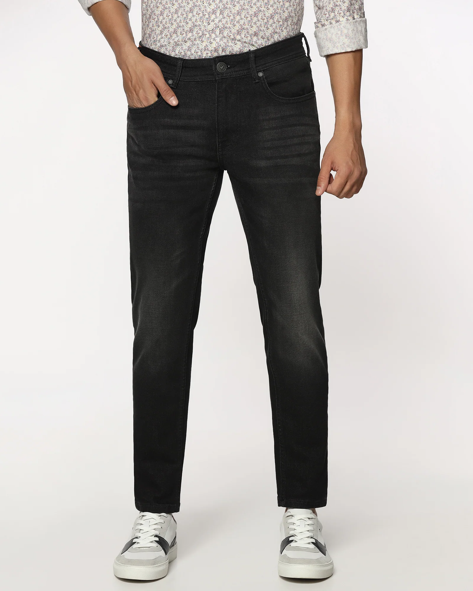 Ultrasoft Skinny Cropped Fiji Fit Black Jeans - Marcel - Image 3