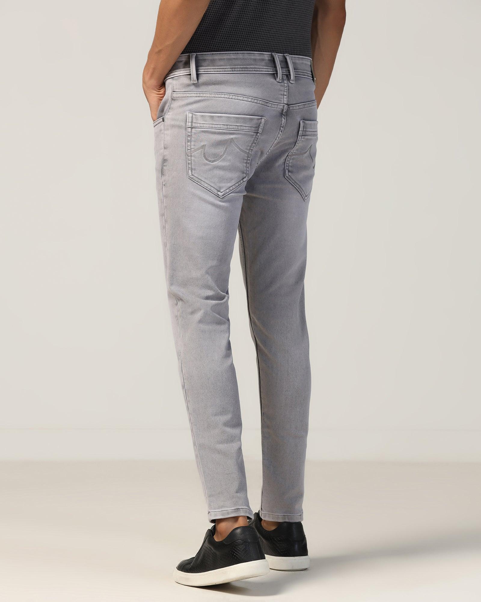Ultrasoft Skinny Cropped Fiji Fit Grey Jeans - Godric - Image 2