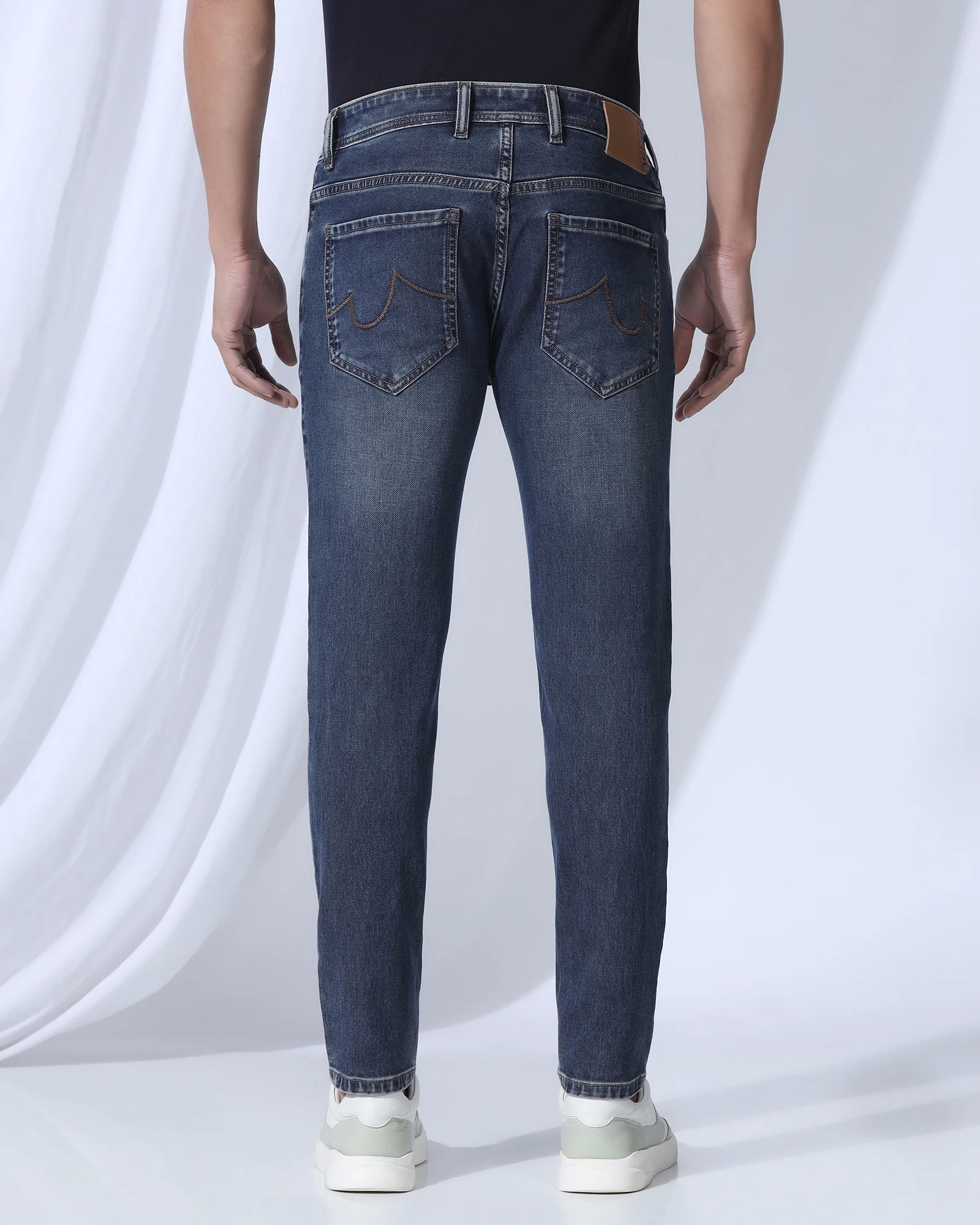 Ultrasoft Skinny Cropped Fiji Fit Indigo Jeans - Tom - Image 2