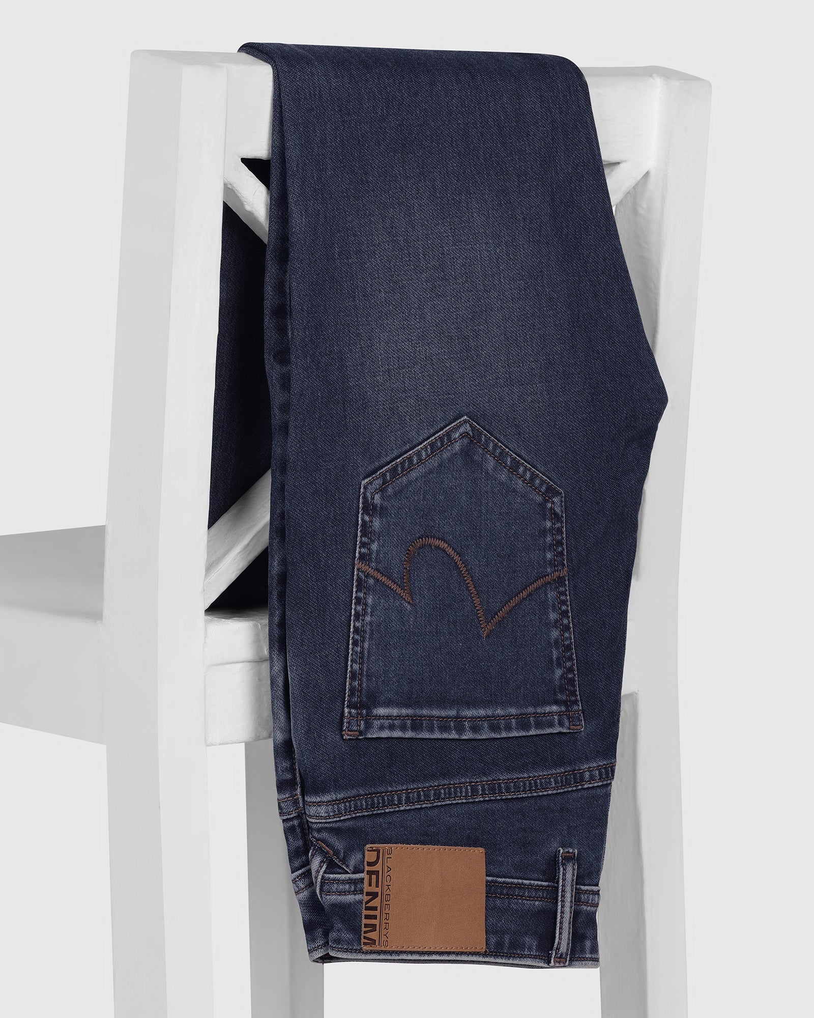 Ultrasoft Skinny Cropped Fiji Fit Indigo Jeans - Tom - Image 5