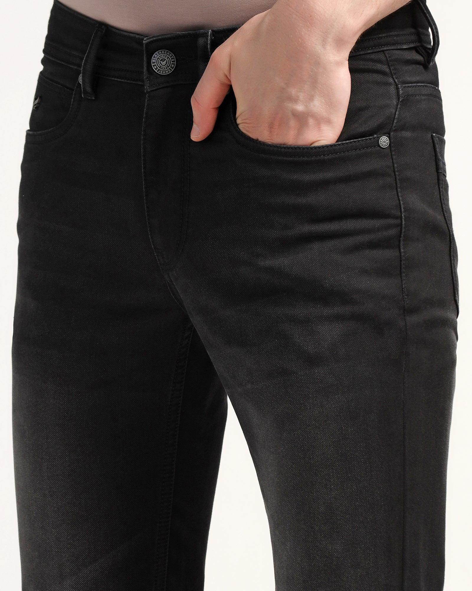 Ultrasoft Slim Comfort Buff Fit Black Jeans - Betsy - Image 4