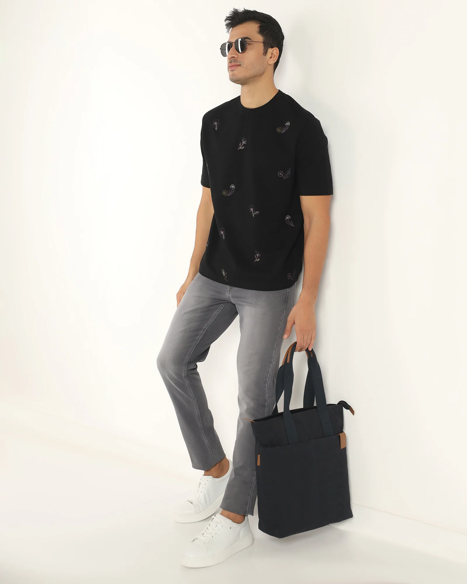 Ultrasoft Slim Comfort Buff Fit Grey Jeans - Sandro - Image 7