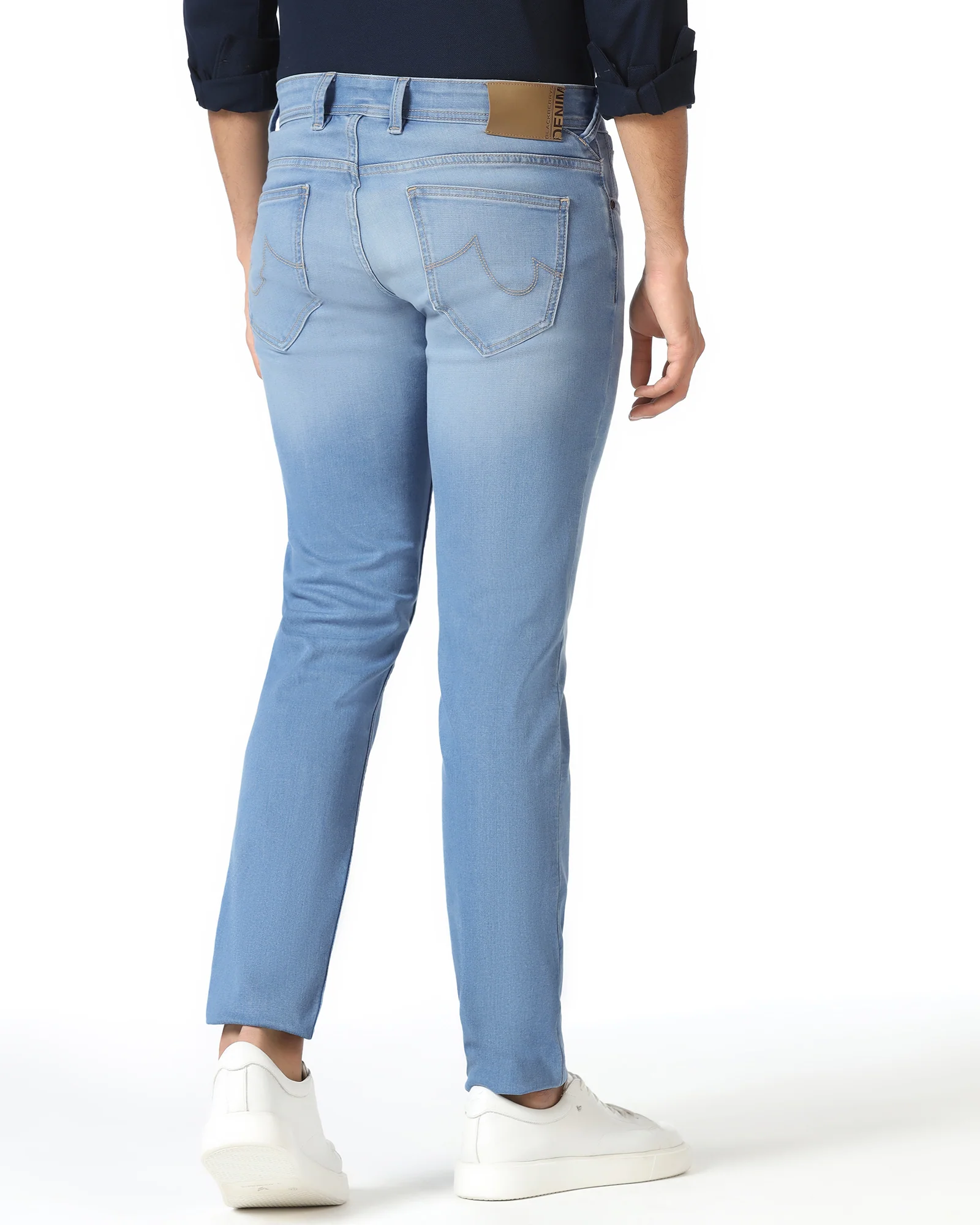 Ultrasoft Slim Comfort Buff Fit Indigo Jeans - Zuri - Image 2