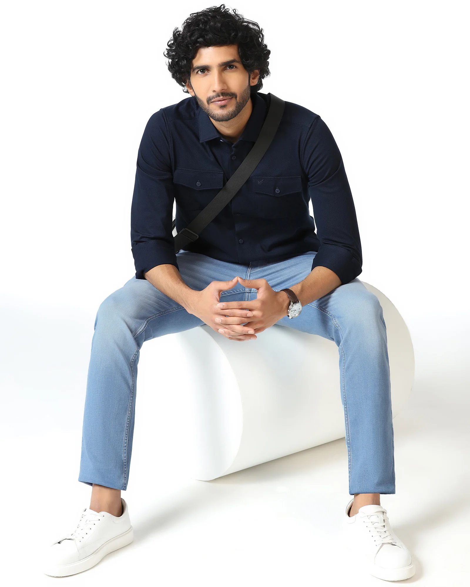 Ultrasoft Slim Comfort Buff Fit Indigo Jeans - Zuri - Image 8