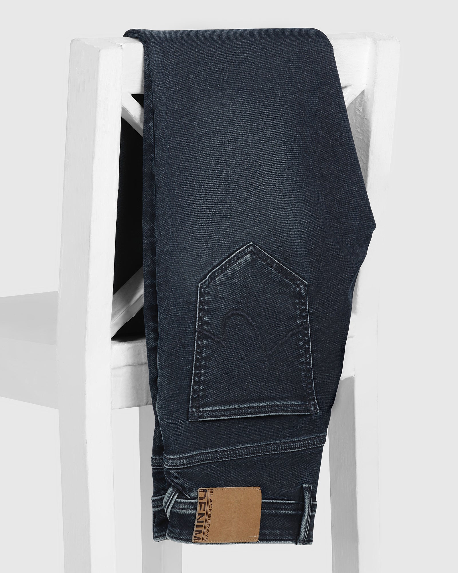 Ultrasoft Slim Yonk Fit Indigo Jeans - Oren - Image 5
