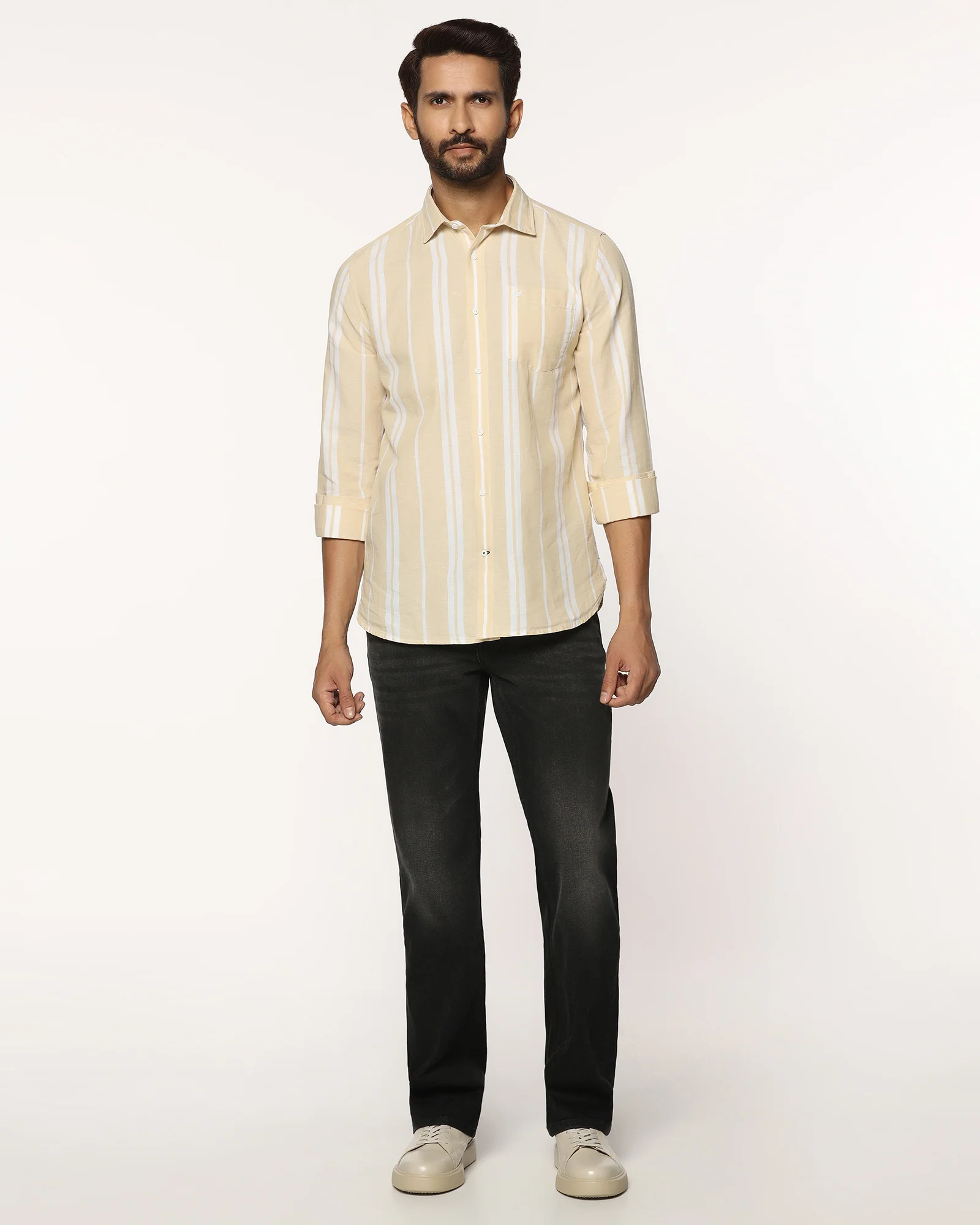 Ultrasoft Straight Comfort Duke Fit Black Jeans - Umi