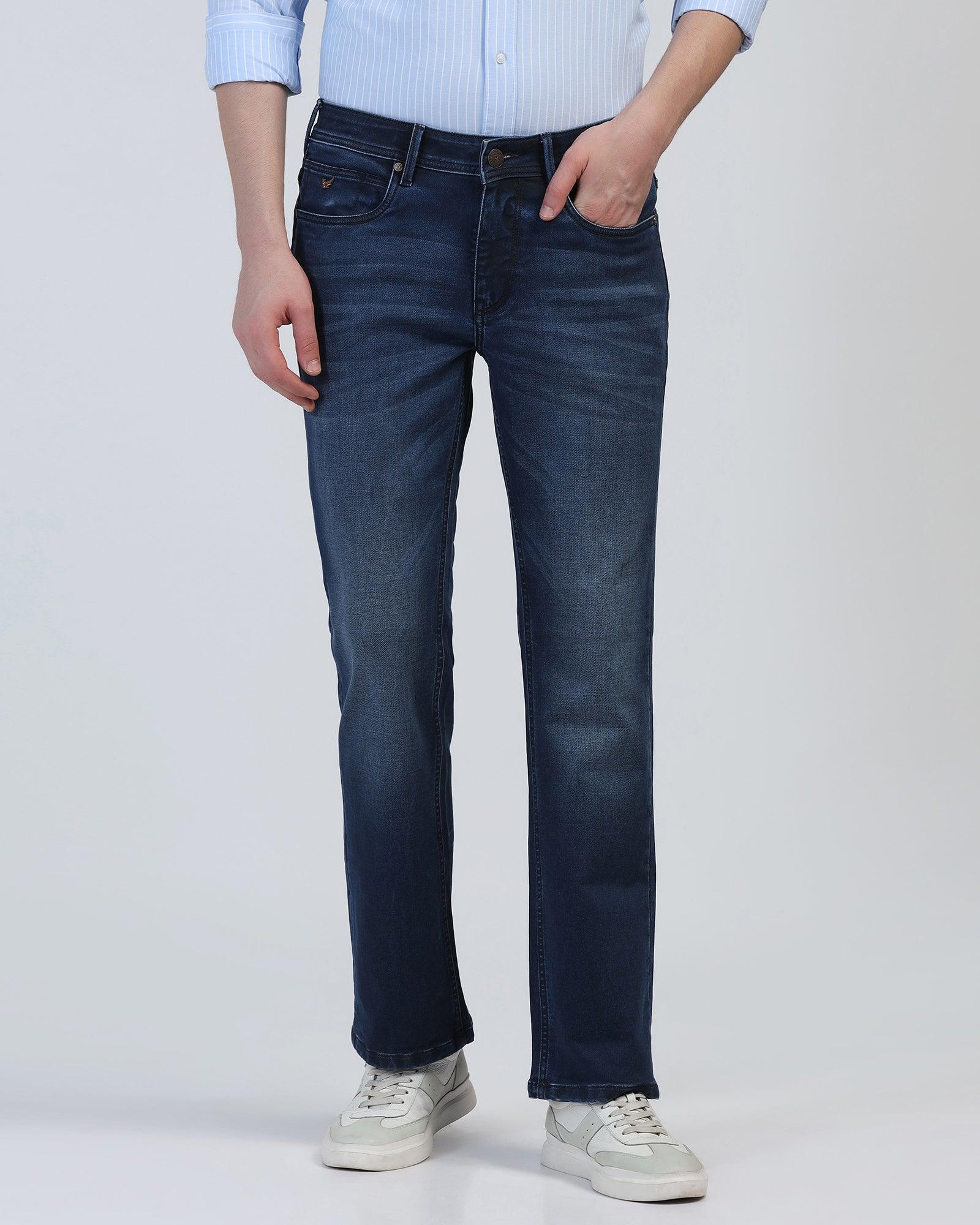 Ultrasoft Straight Comfort Duke Fit Indigo Blue Jeans - Poppy - Image 3