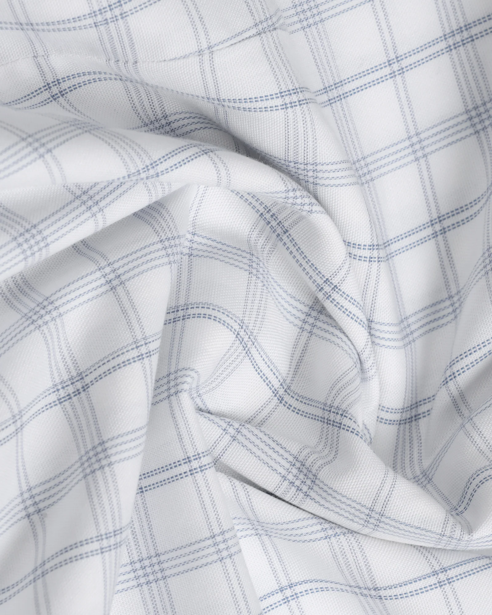 White Check Shirt - Renew - Image 6