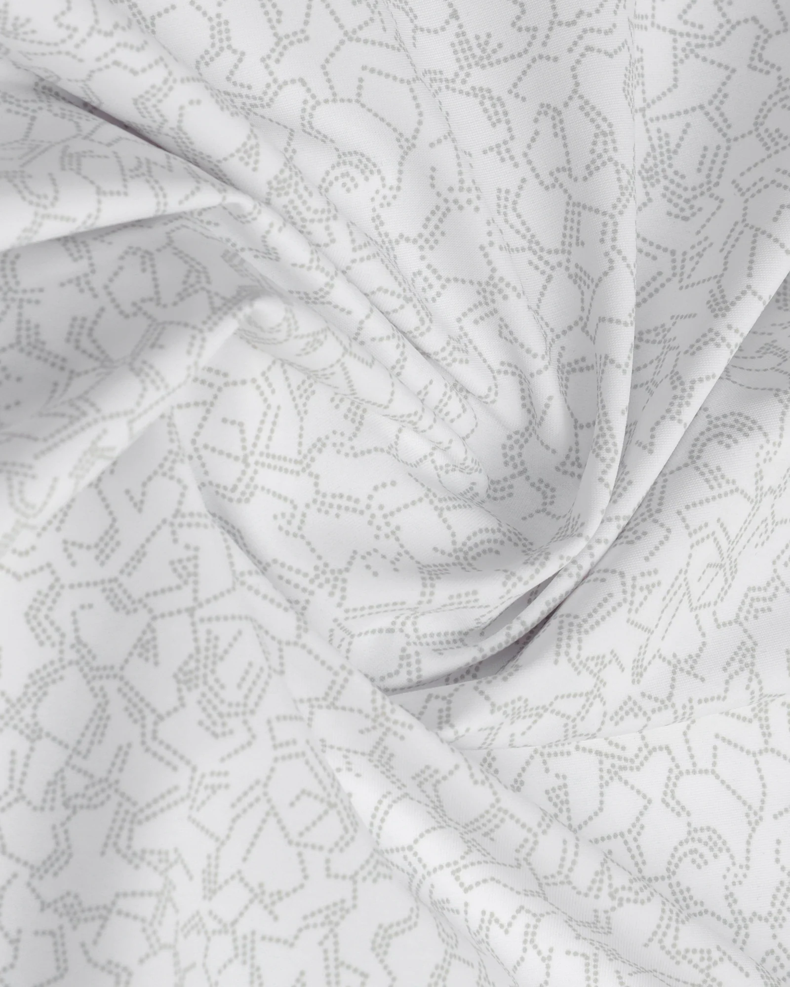 White Half Sleeve TechPro Printed Shirt - Ramtilhs - Image 6