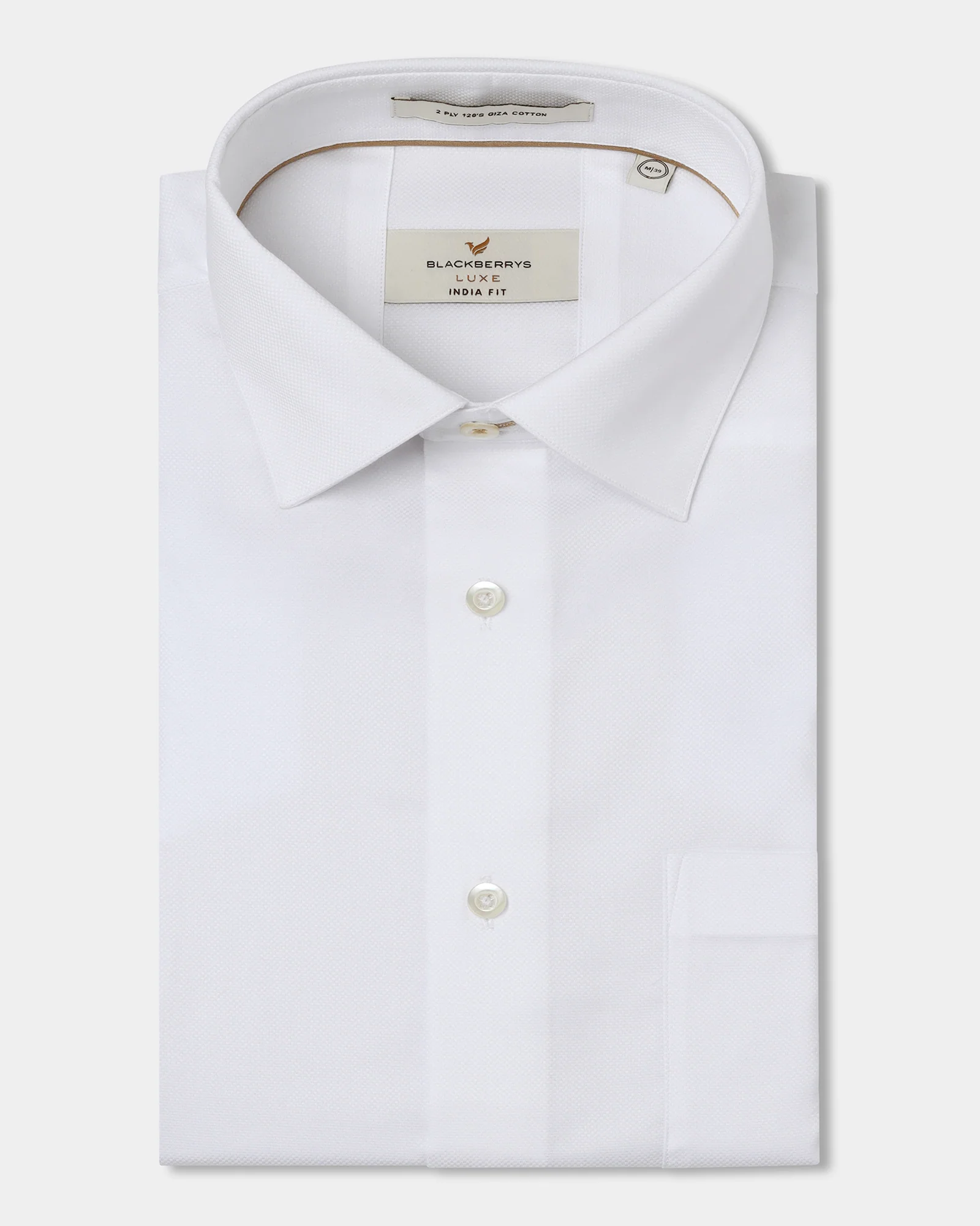 White Luxe Textured Shirt - Twix - Image 5