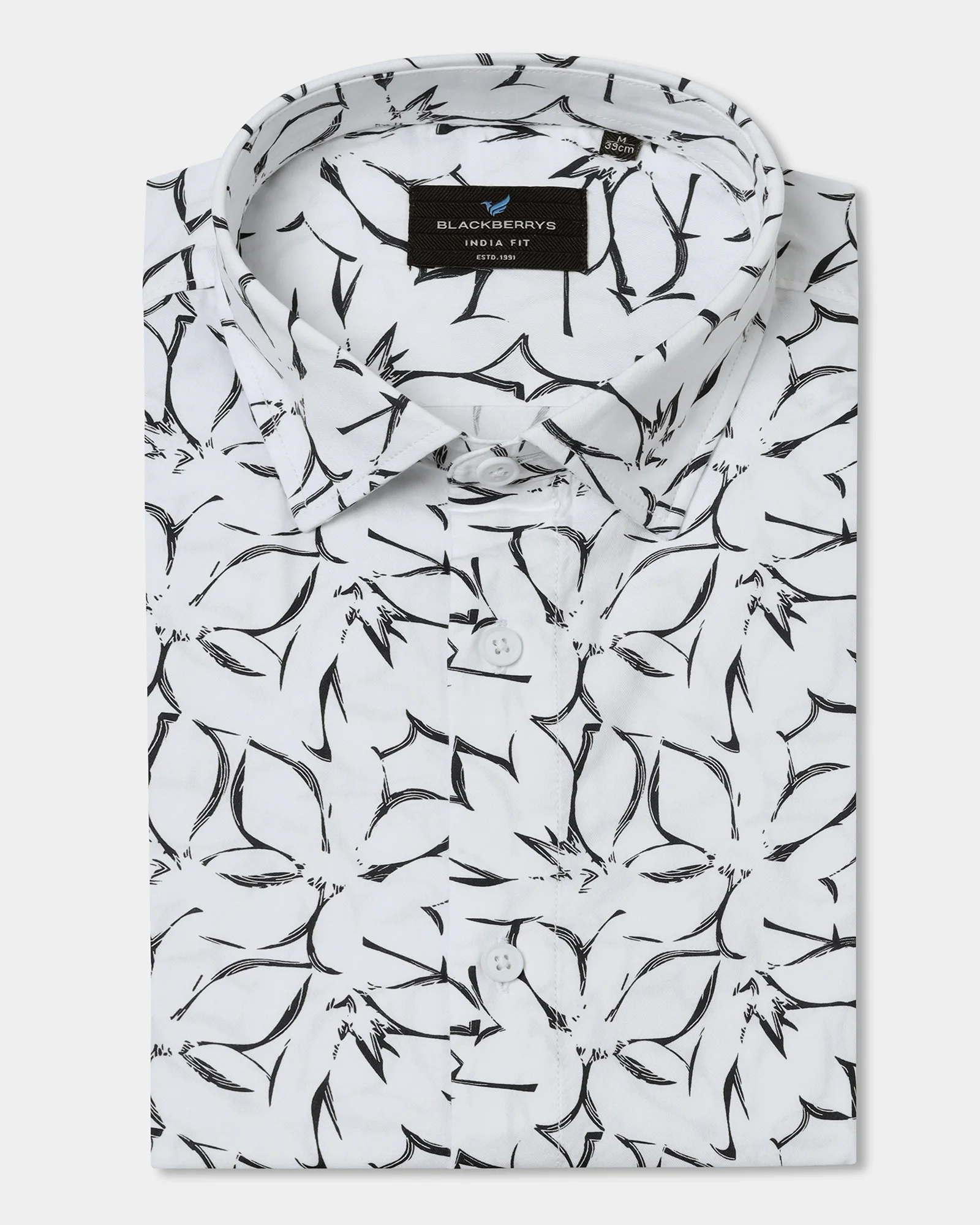 White Printed Shirt - Marcen - Image 5