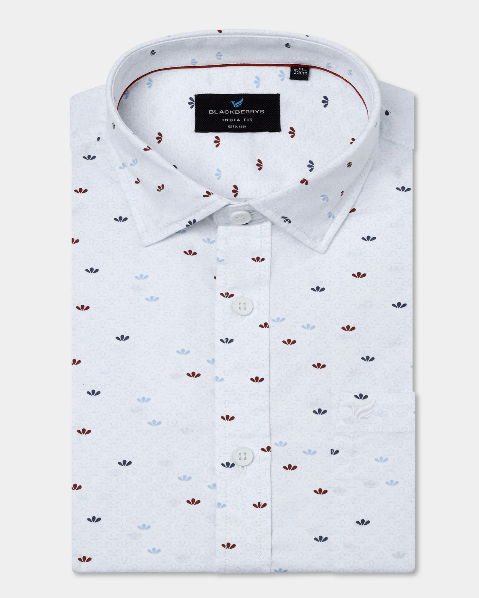 White Printed Shirt - Tobas - Image 5