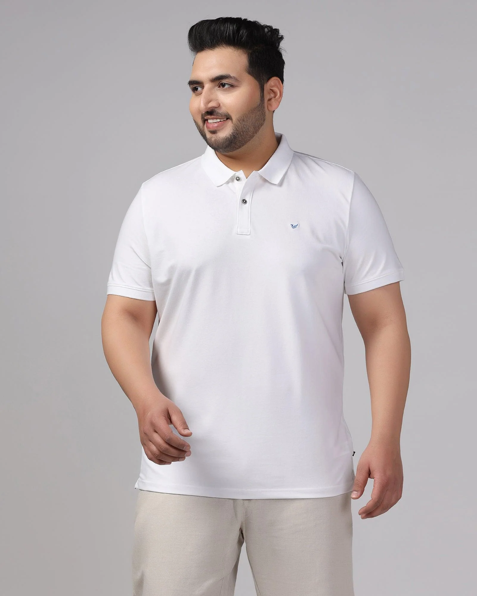 White Must Haves Solid Polo - Yukii - Image 7