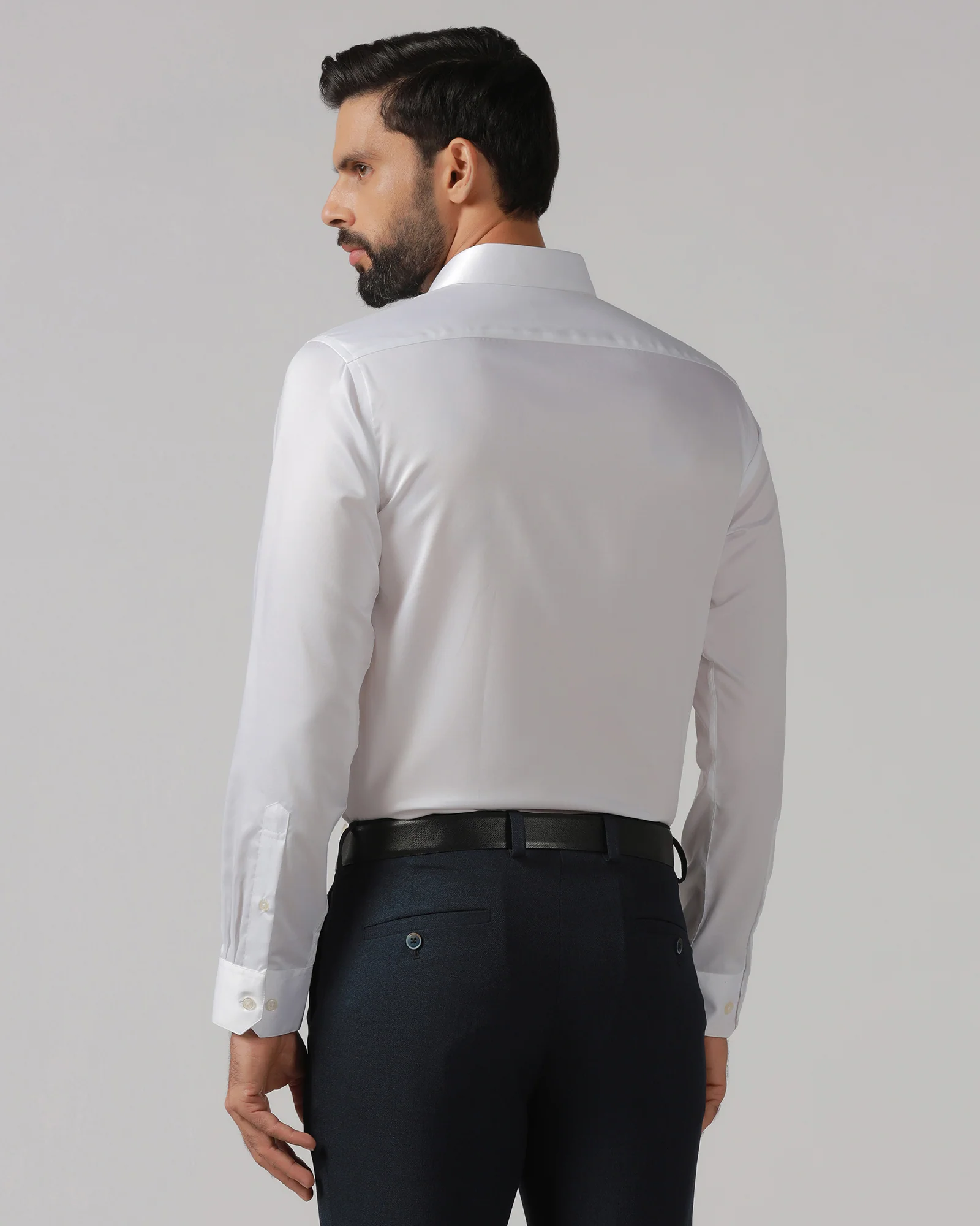 White Solid Shirt - Dawn - Image 2