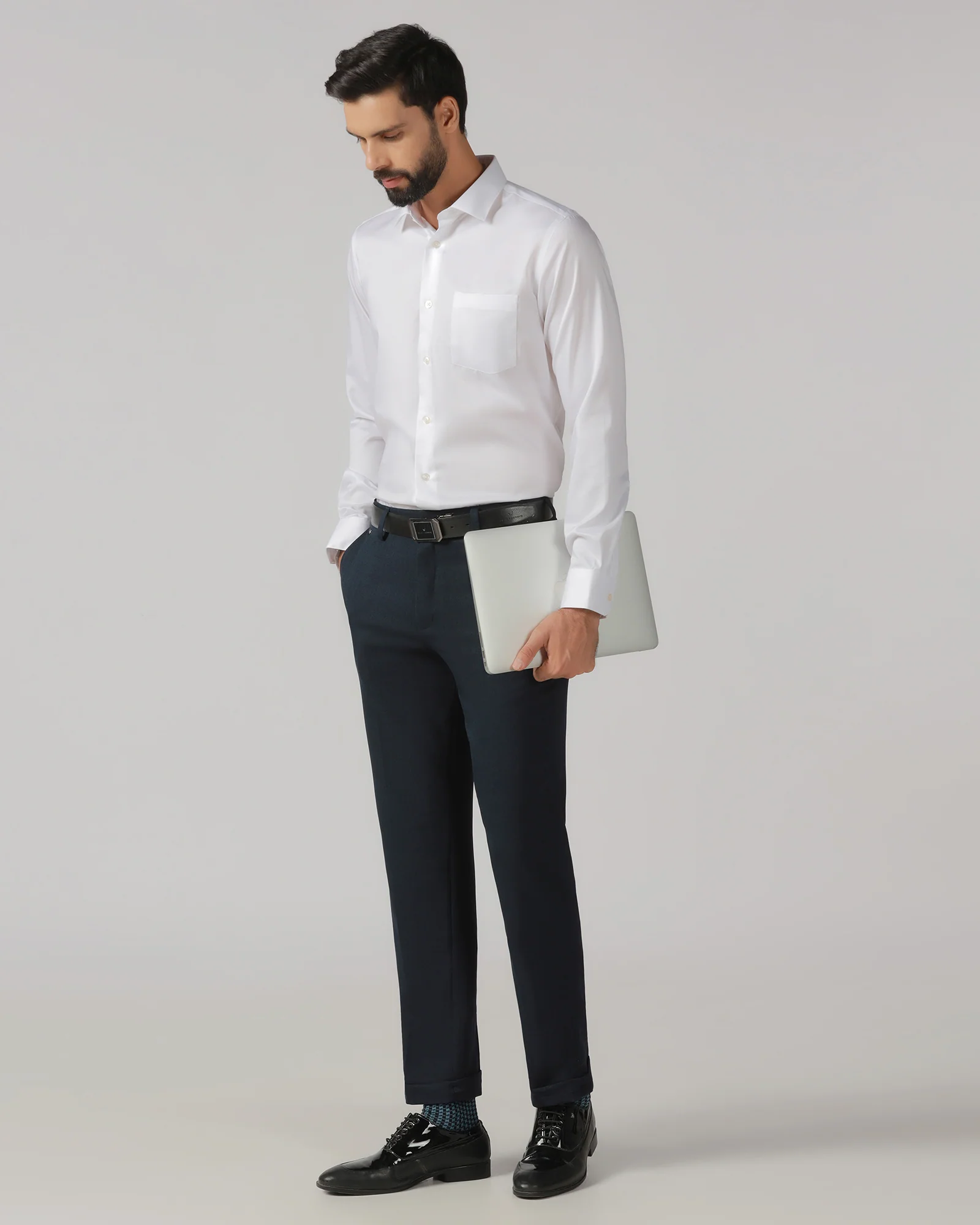 White Solid Shirt - Dawn - Image 8