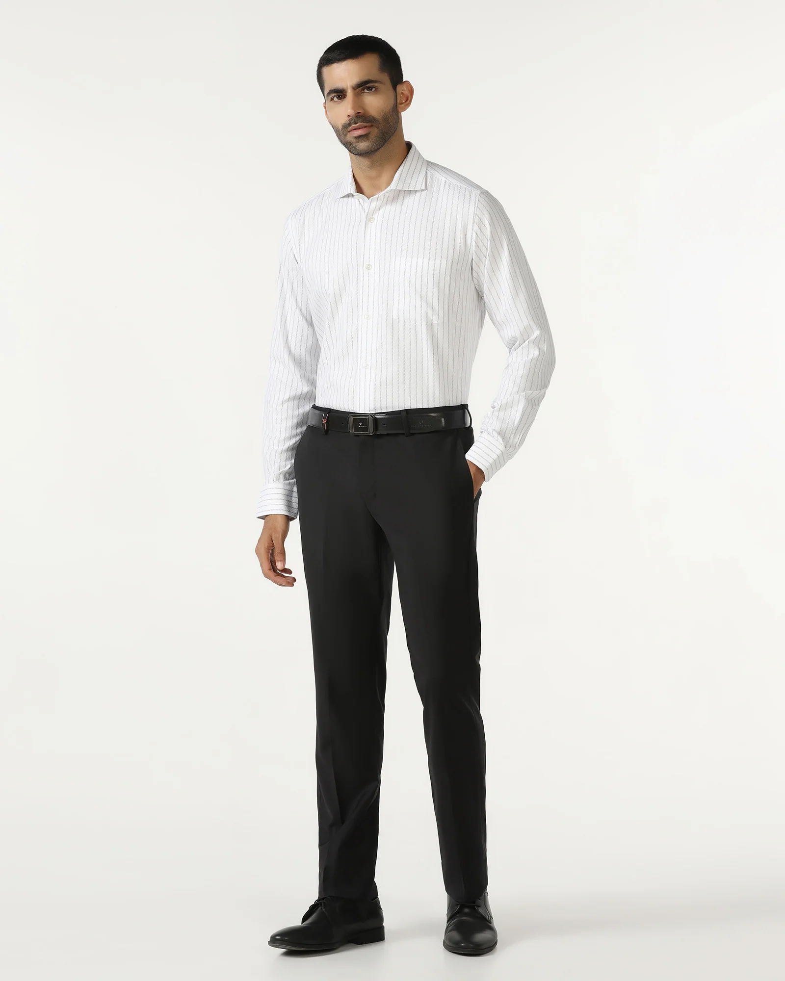 White Stripe Shirt - Rooter - Image 3