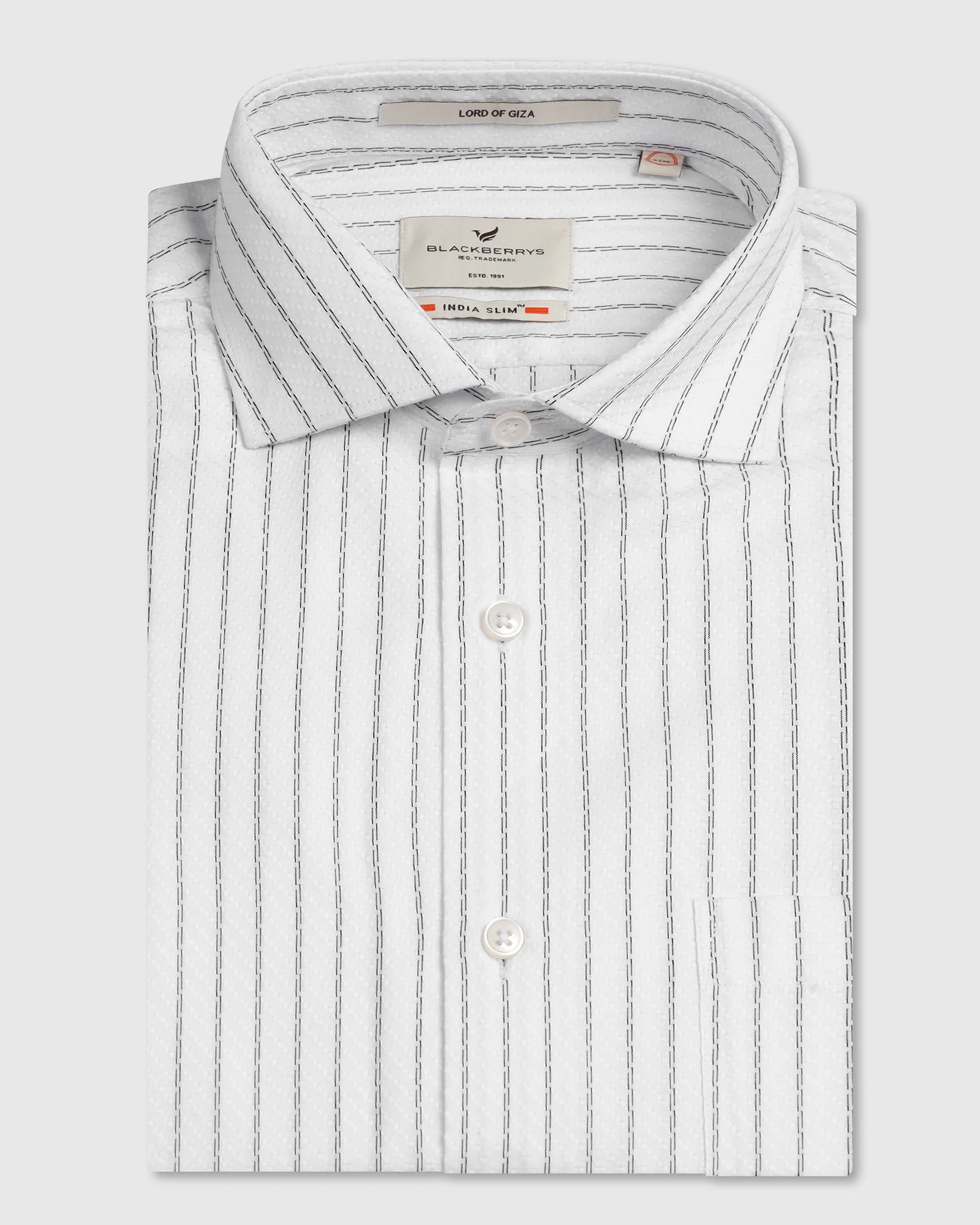 White Stripe Shirt - Rooter - Image 5