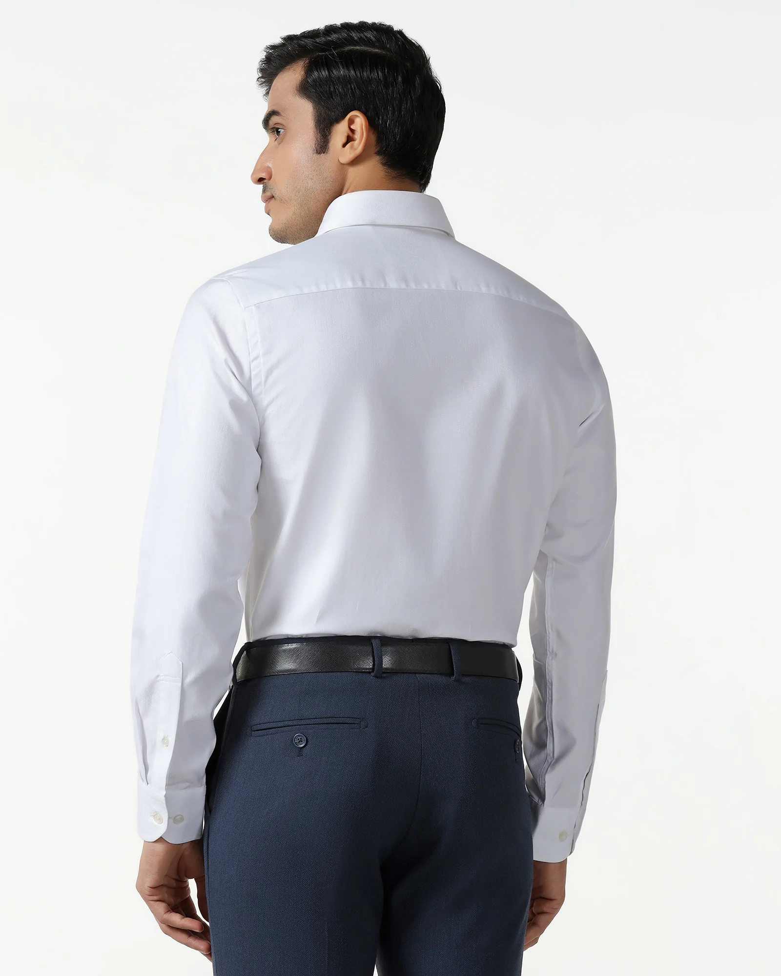 Super White Jacquard Shirt - Albion - Image 2