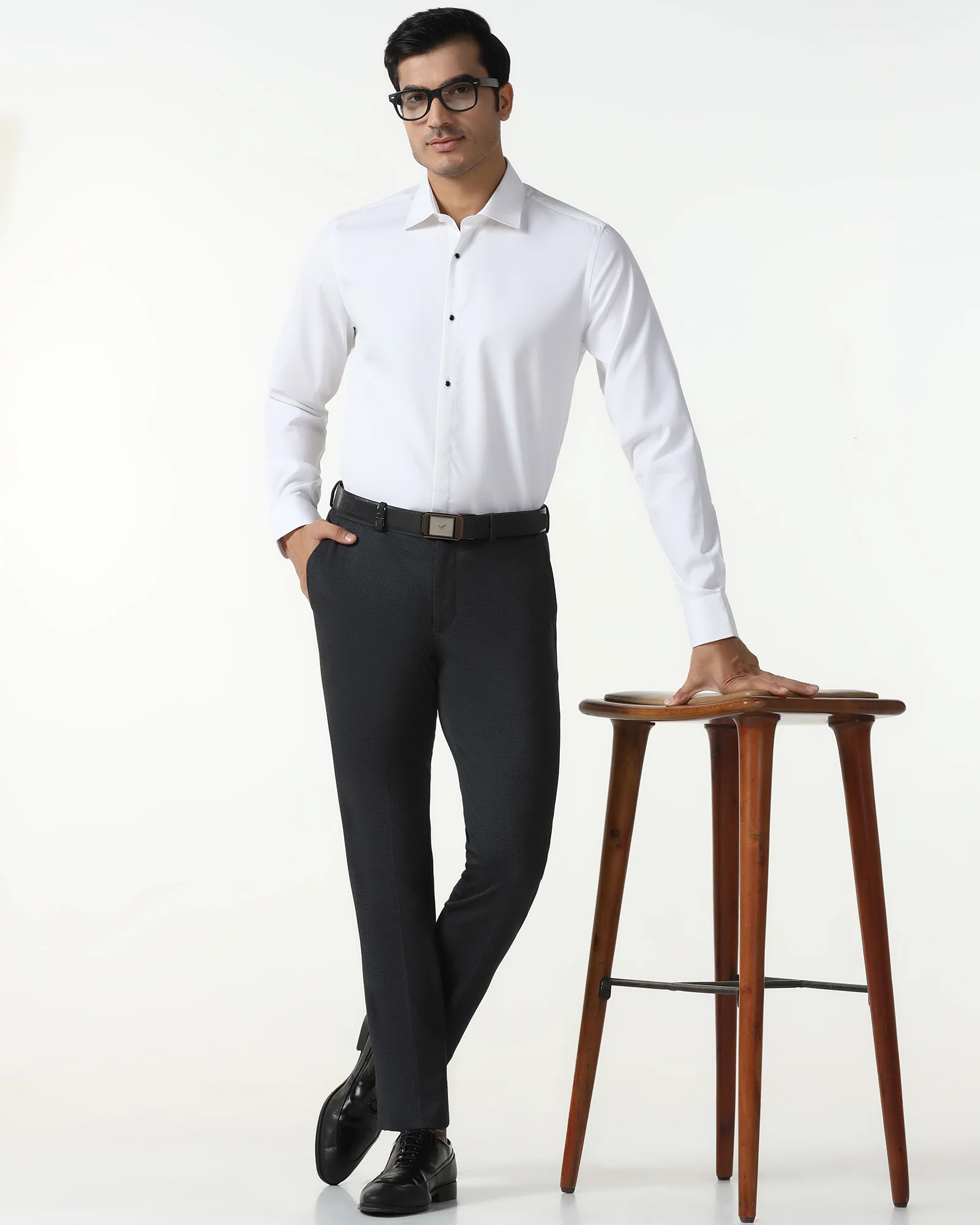 Super White Solid Shirt - Dallas - Image 7