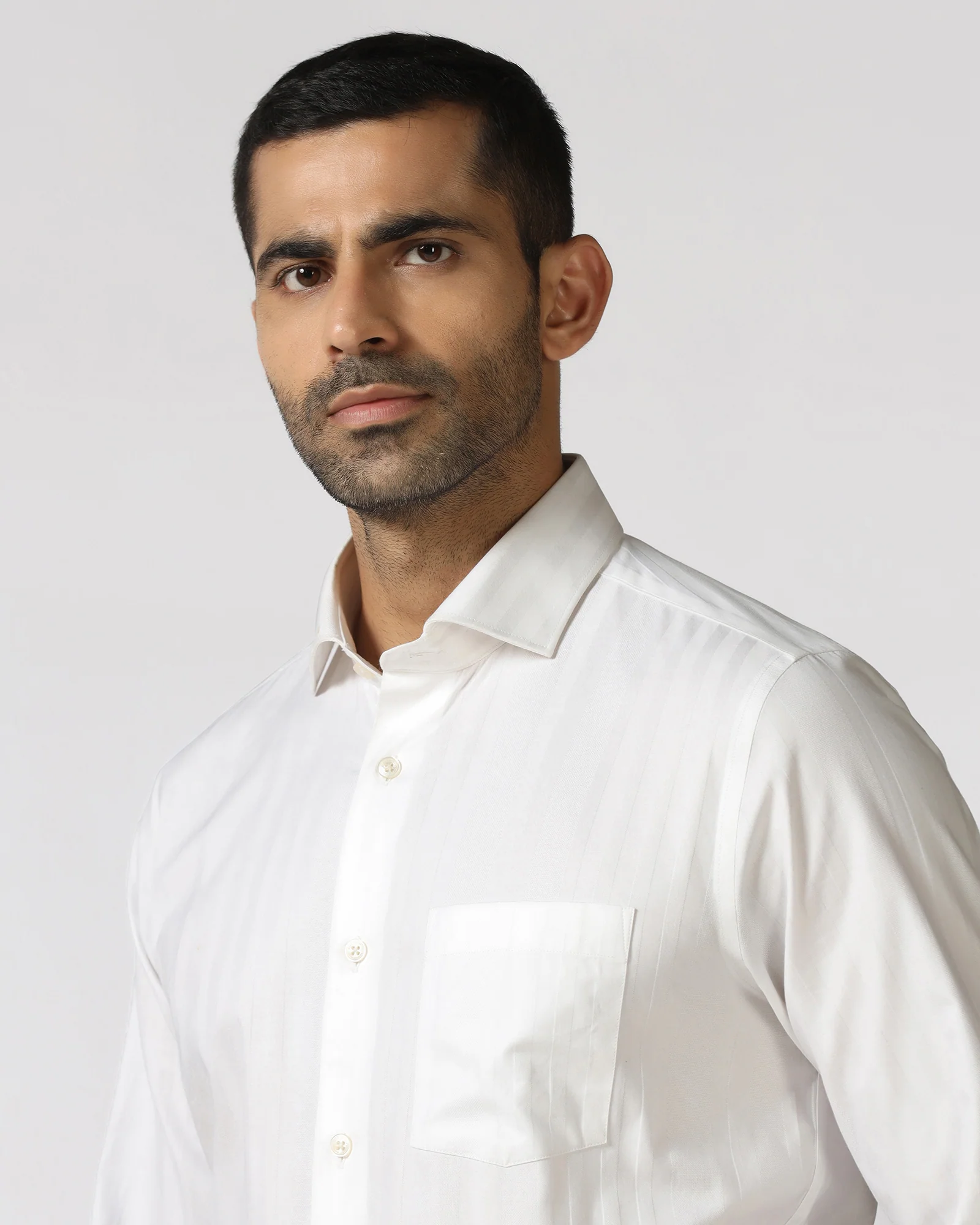 Super White Stripe Shirt - Road - Image 4