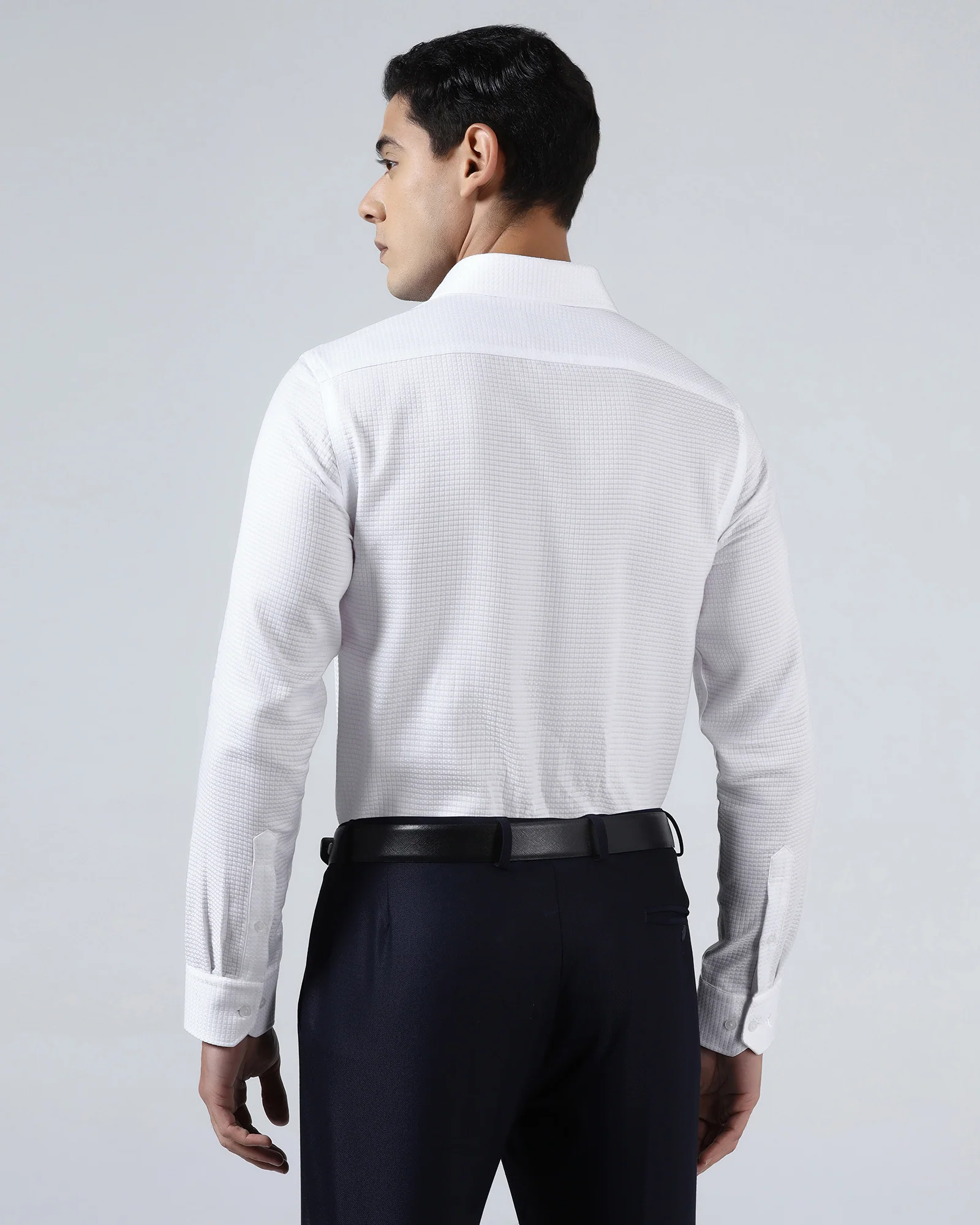 Super White Textured Shirt - Scooter - Image 2