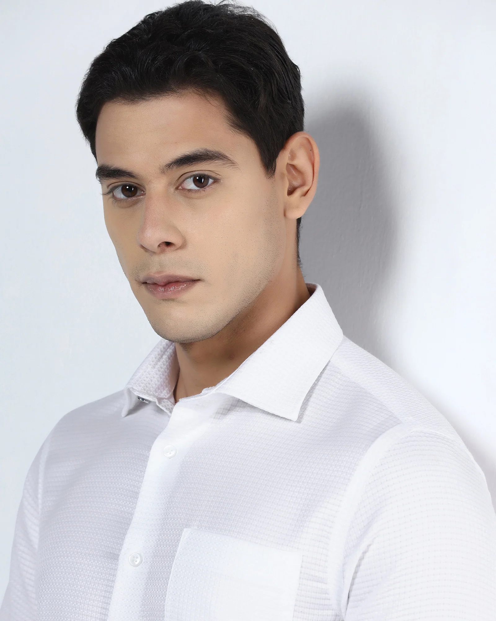 Super White Textured Shirt - Scooter - Image 4