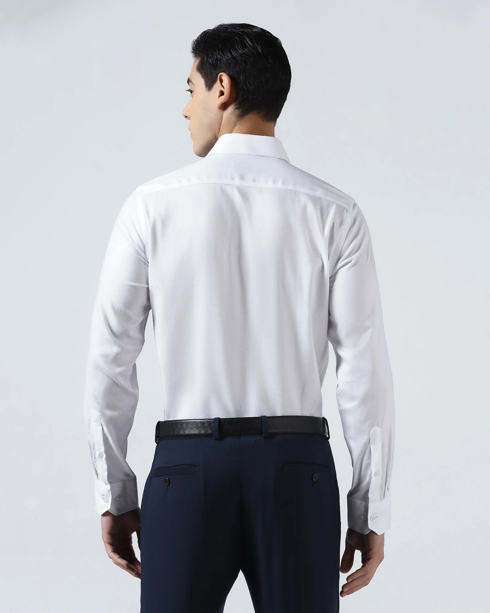 Super White Textured Shirt - Sylas - Image 2