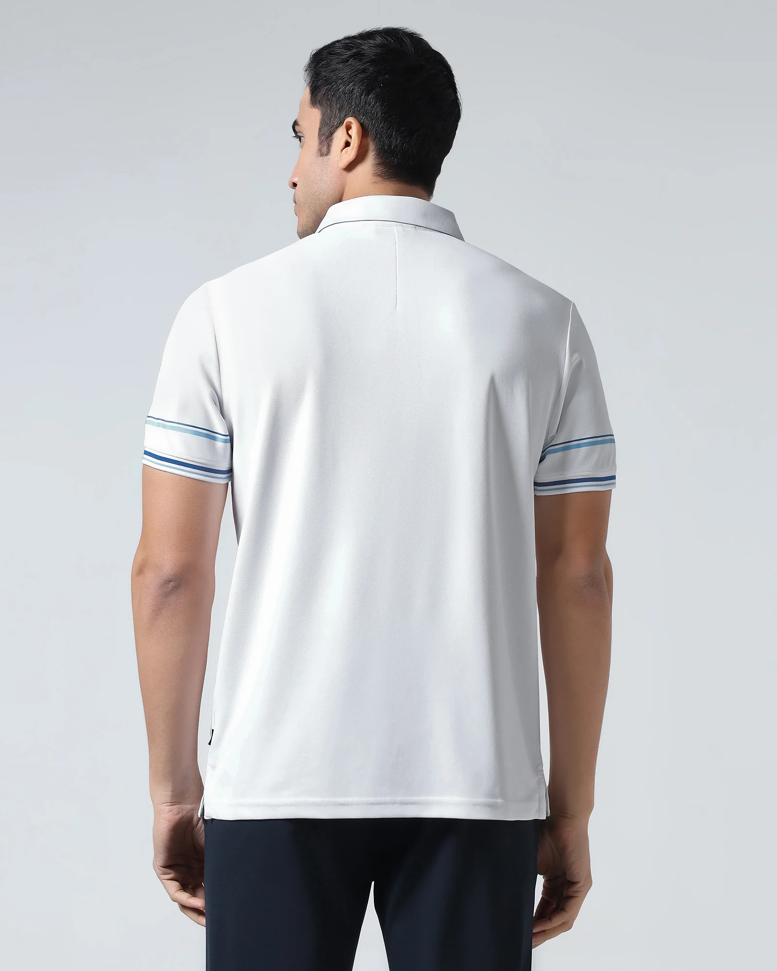 White TechPro Solid Polo - Arlo - Image 2