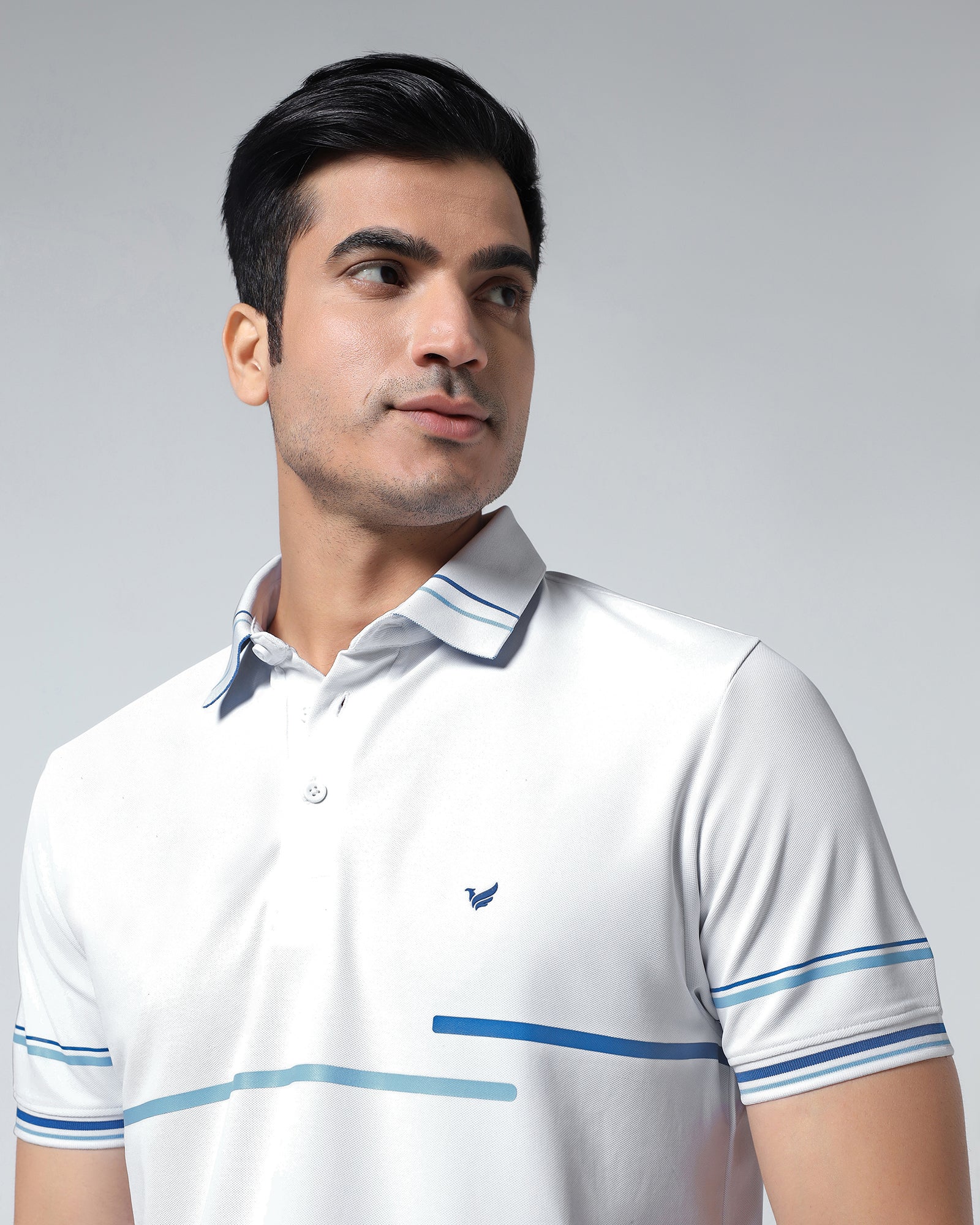 White TechPro Solid Polo - Arlo - Image 4