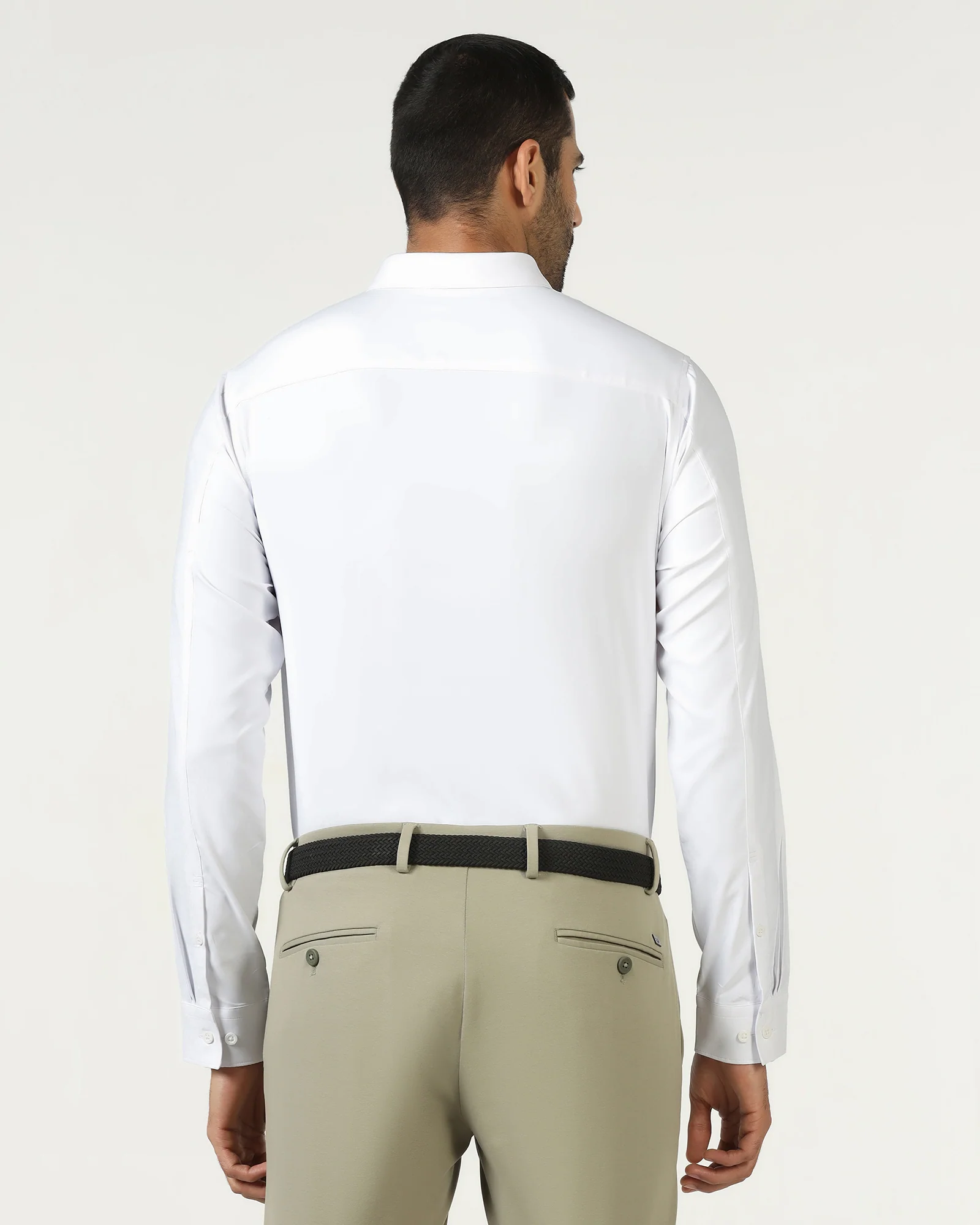 White TechPro Solid Shirt - Shephard - Image 2