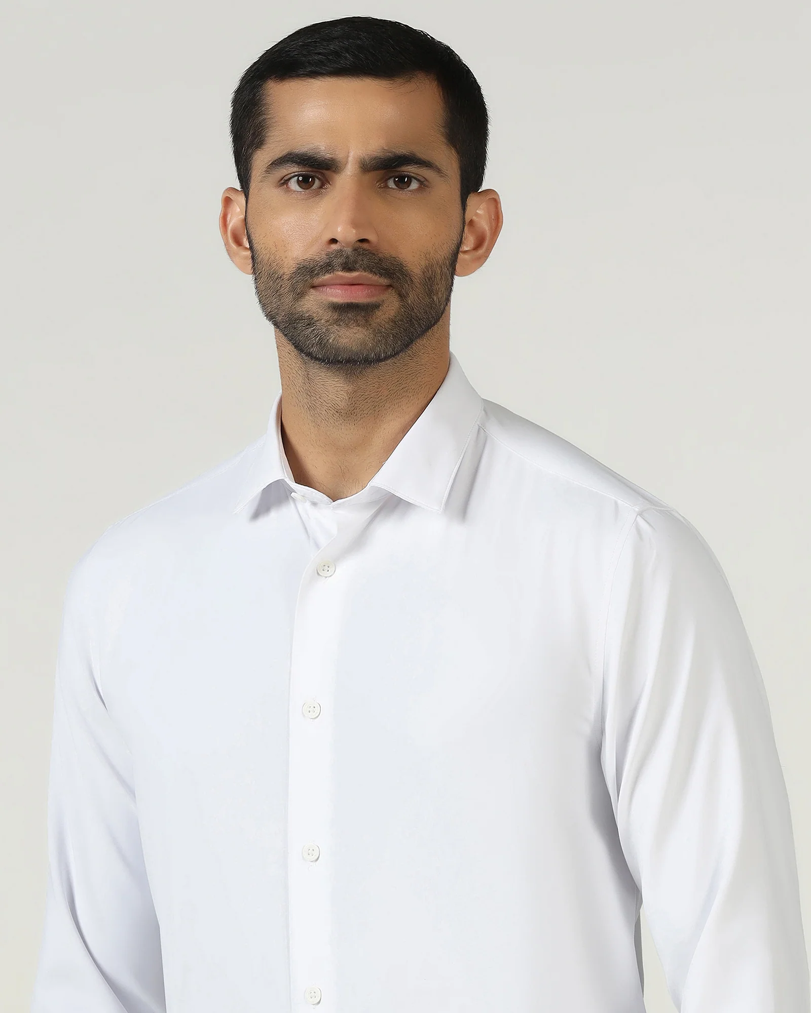 White TechPro Solid Shirt - Shephard - Image 4