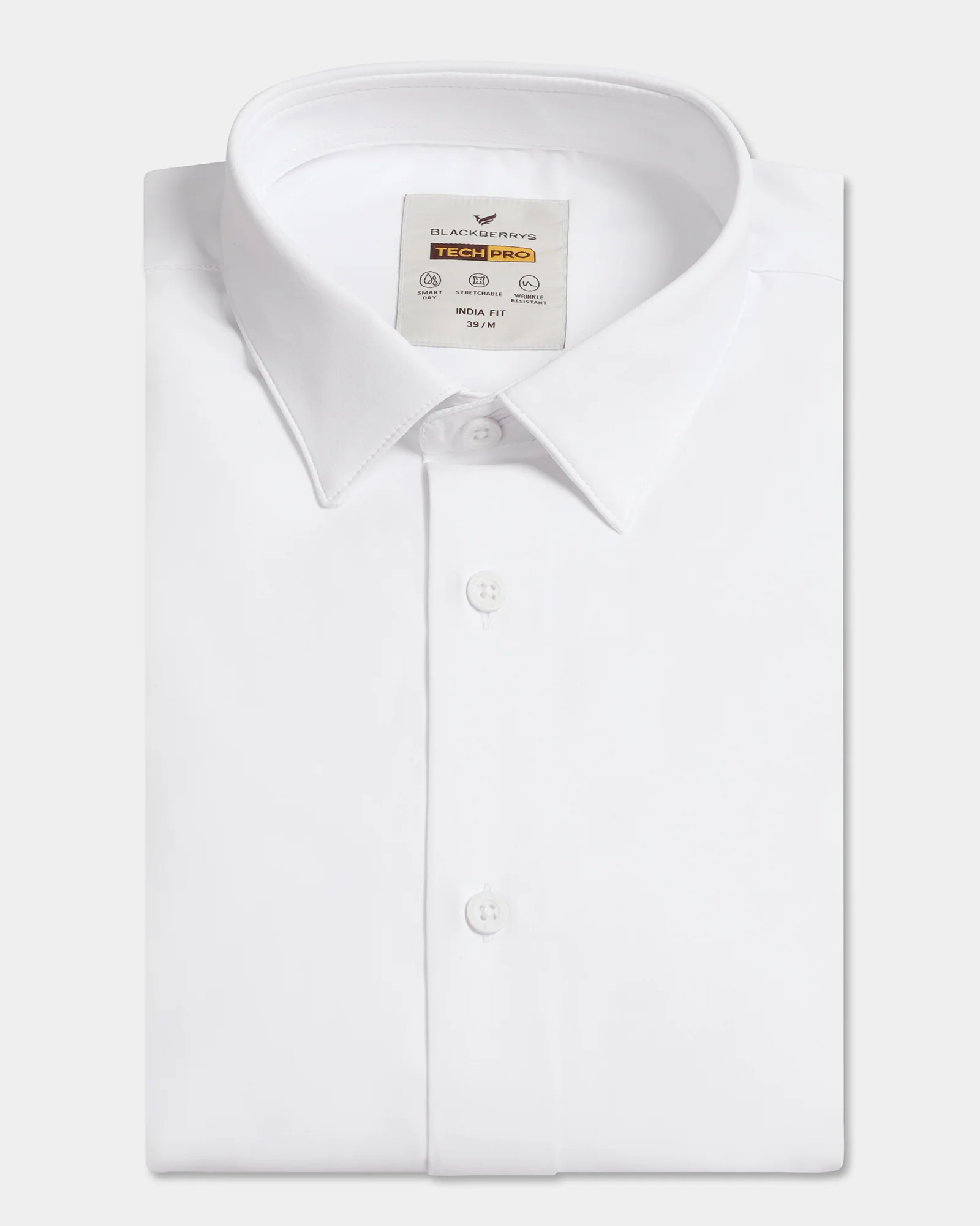White TechPro Solid Shirt - Shephard - Image 5