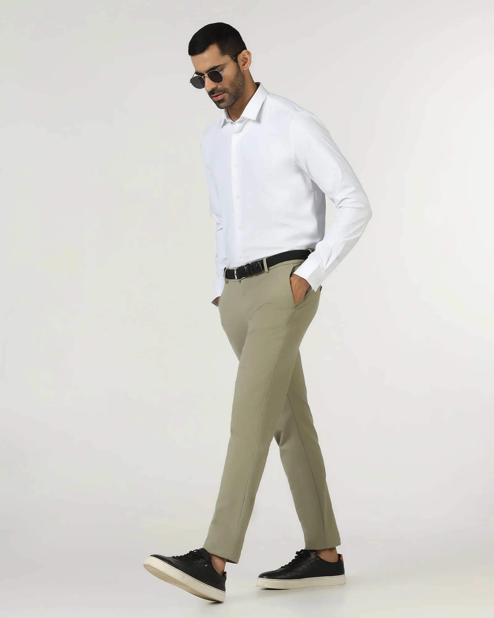 White TechPro Solid Shirt - Shephard - Image 7