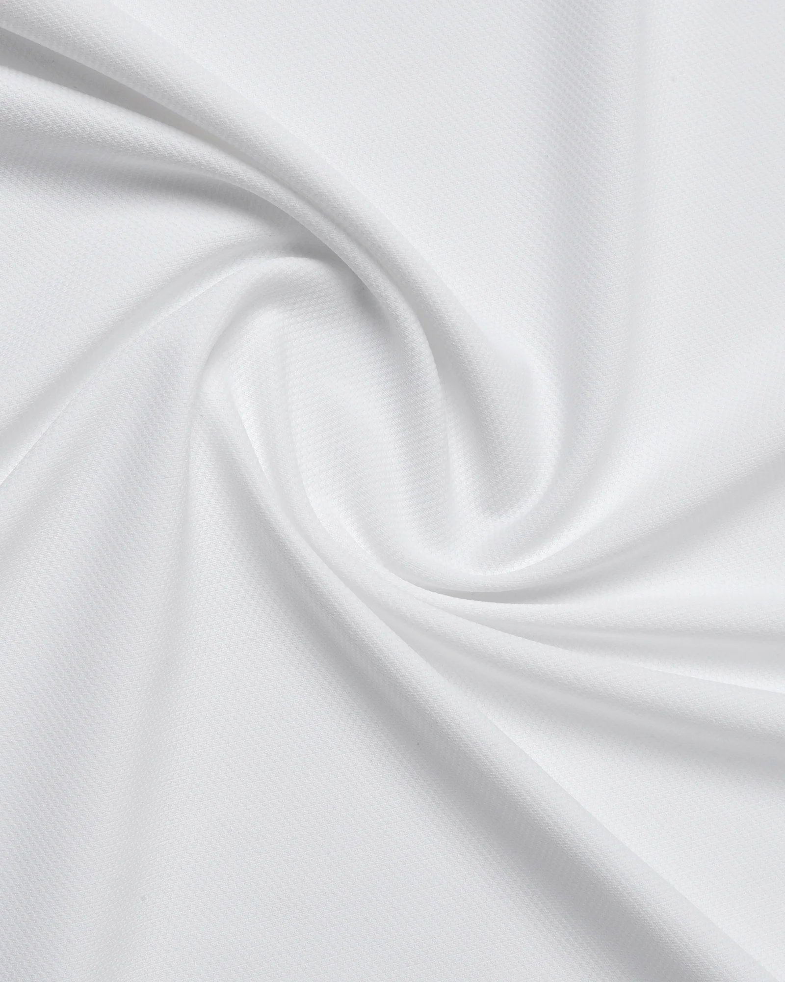 White Half Sleeve TechPro Textured Shirt - Henry - Image 5
