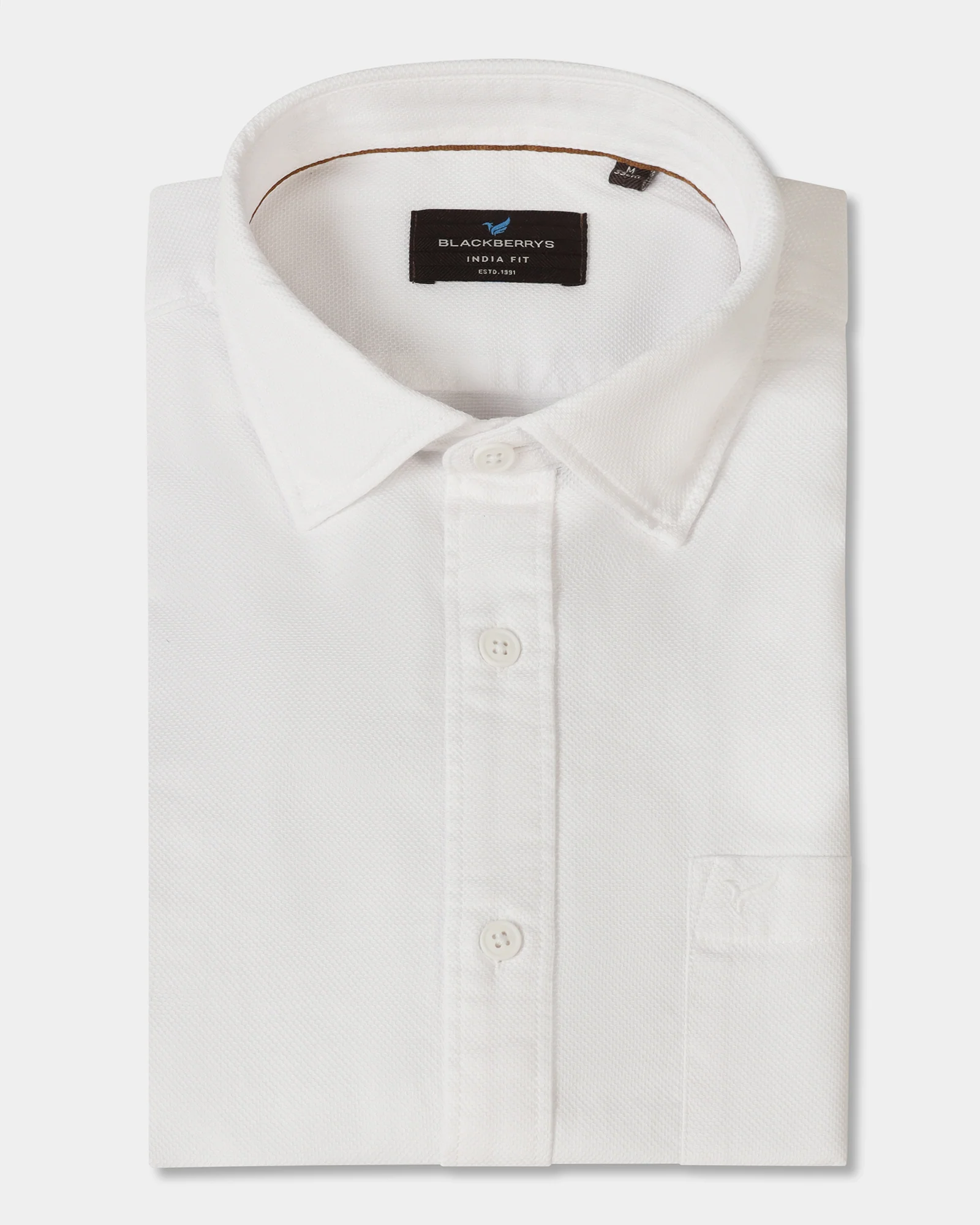 White Textured Shirt - Caty - Image 5