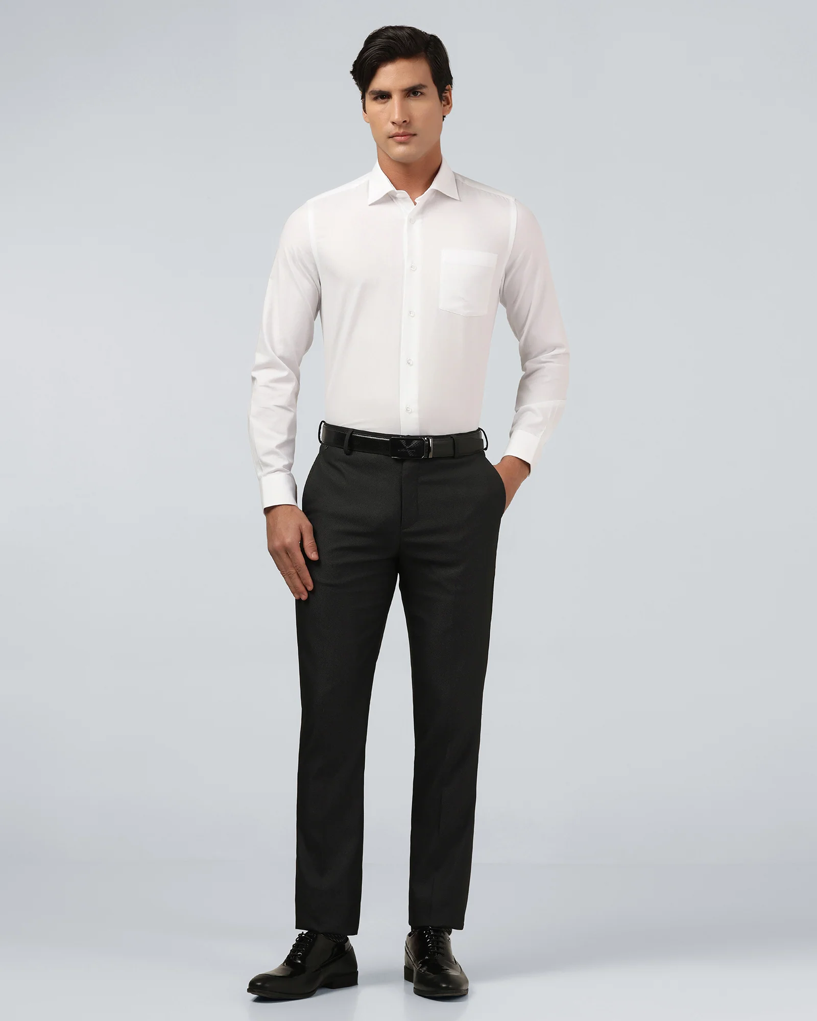 White Textured Shirt - Hawker - Image 3