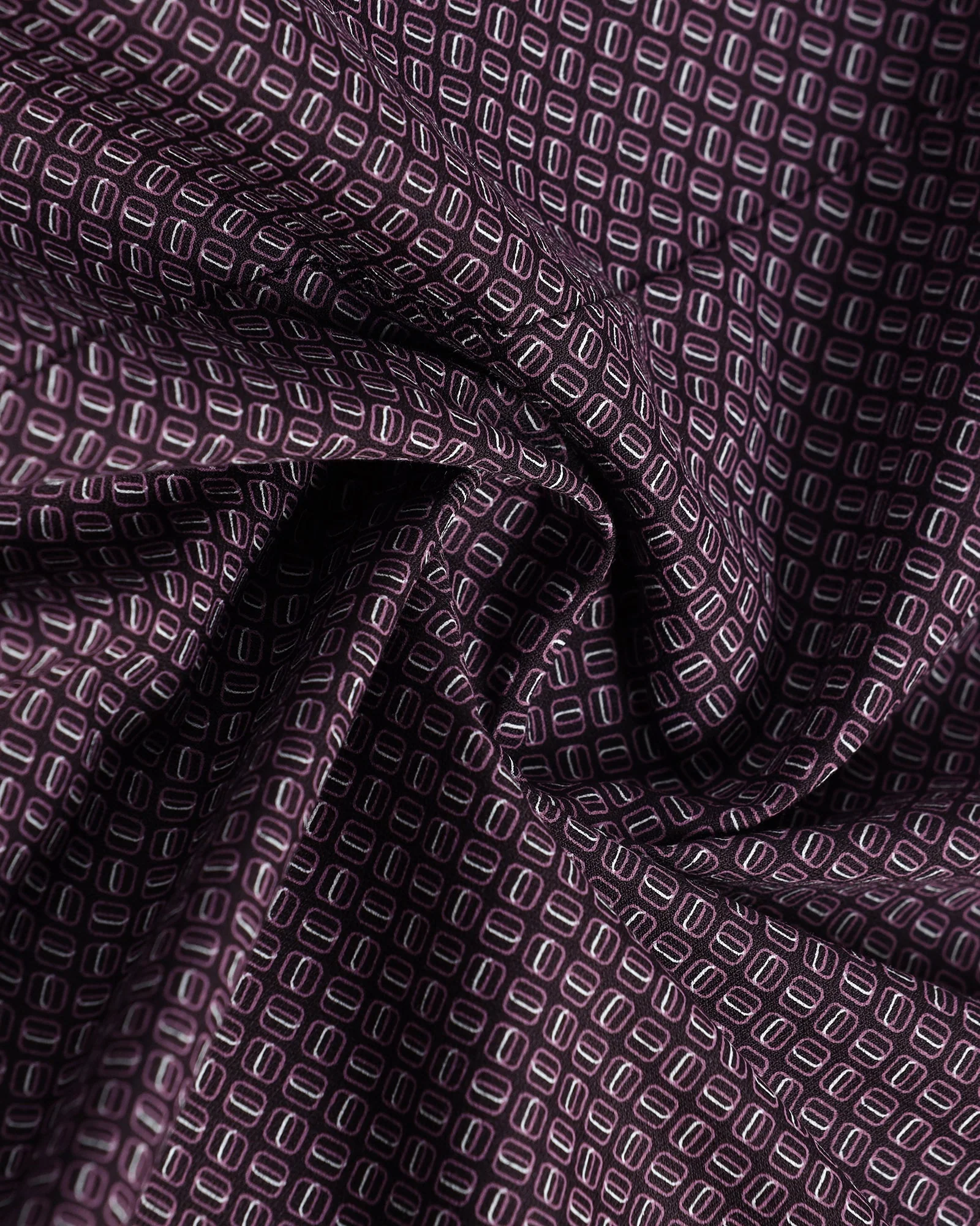 Wine Printed Shirt - Cyrus - Image 6