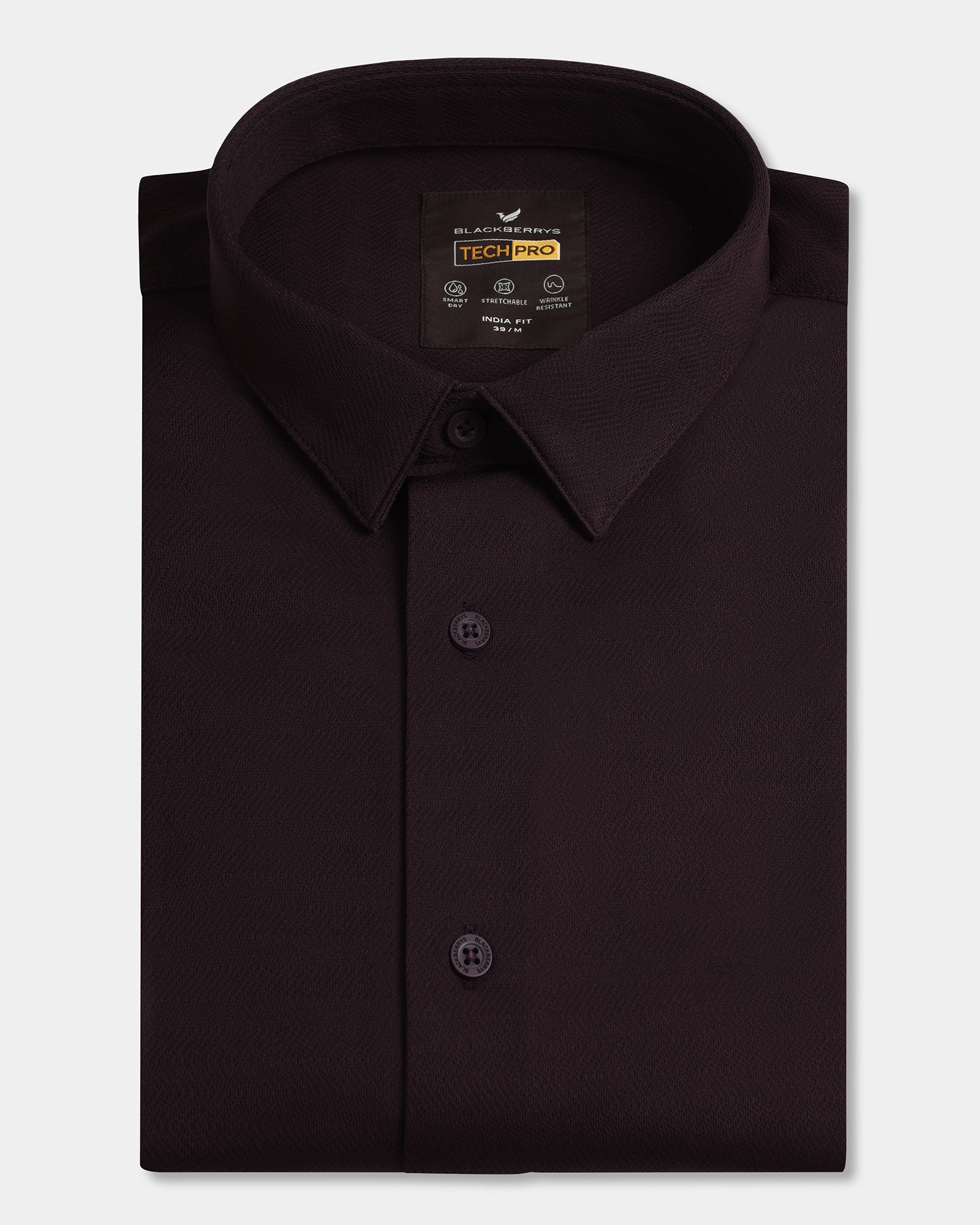 Wine TechPro Stripe Shirt - Keish - Image 5