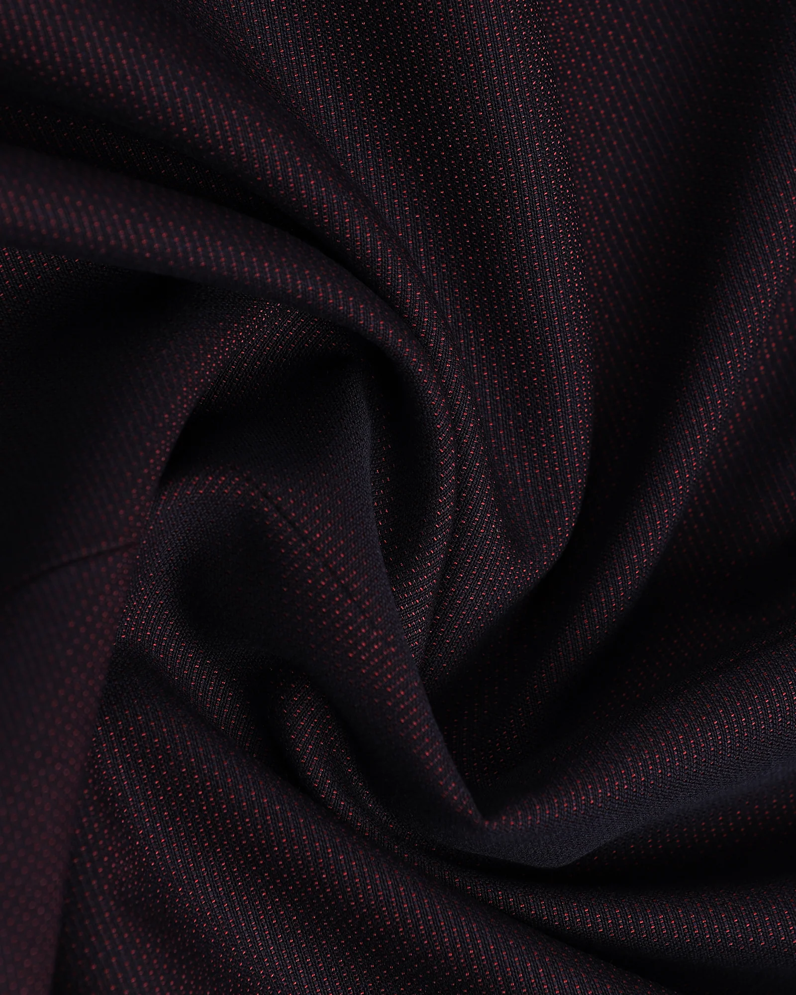 Wine Three Piece Textured Suit - Jiver - Image 6