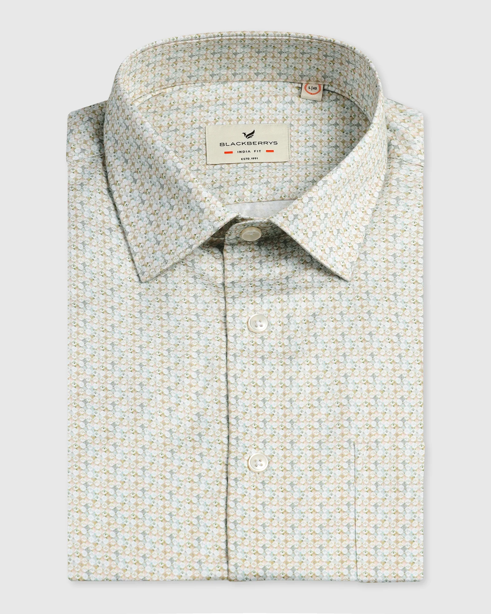 Yellow Half Sleeve Printed Shirt - Nicole - Image 5